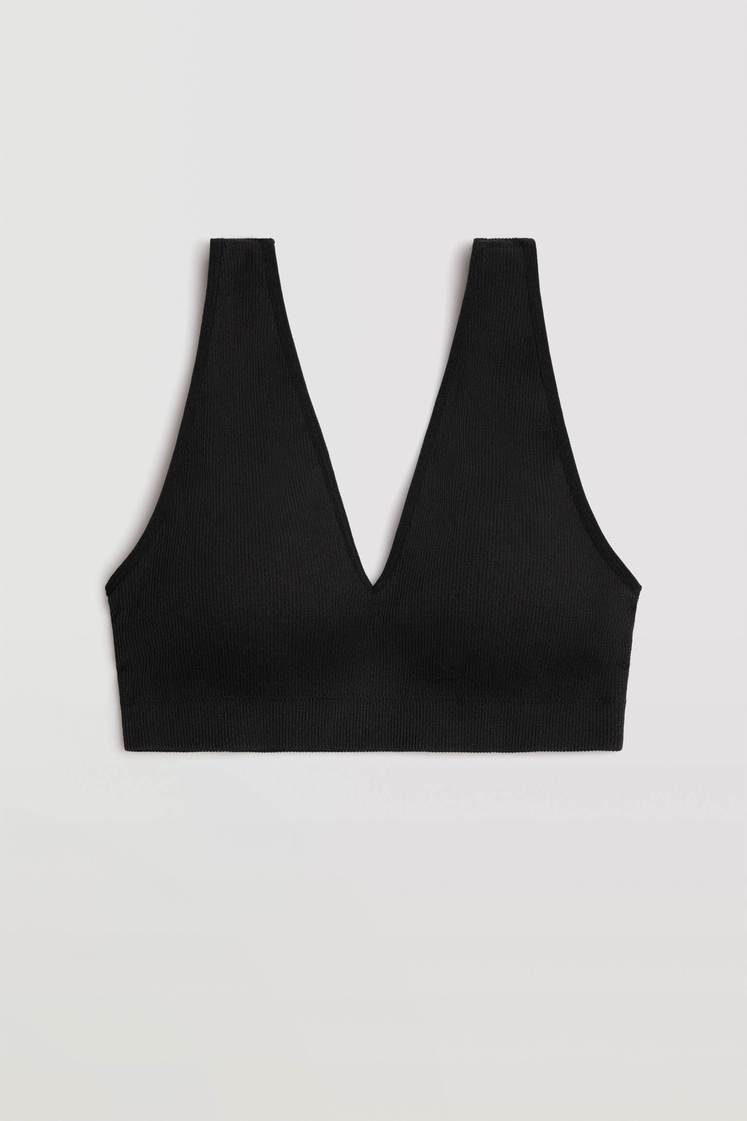 10057-7-sujetador-sin-aro-mujer-ysabel-mora - Negro