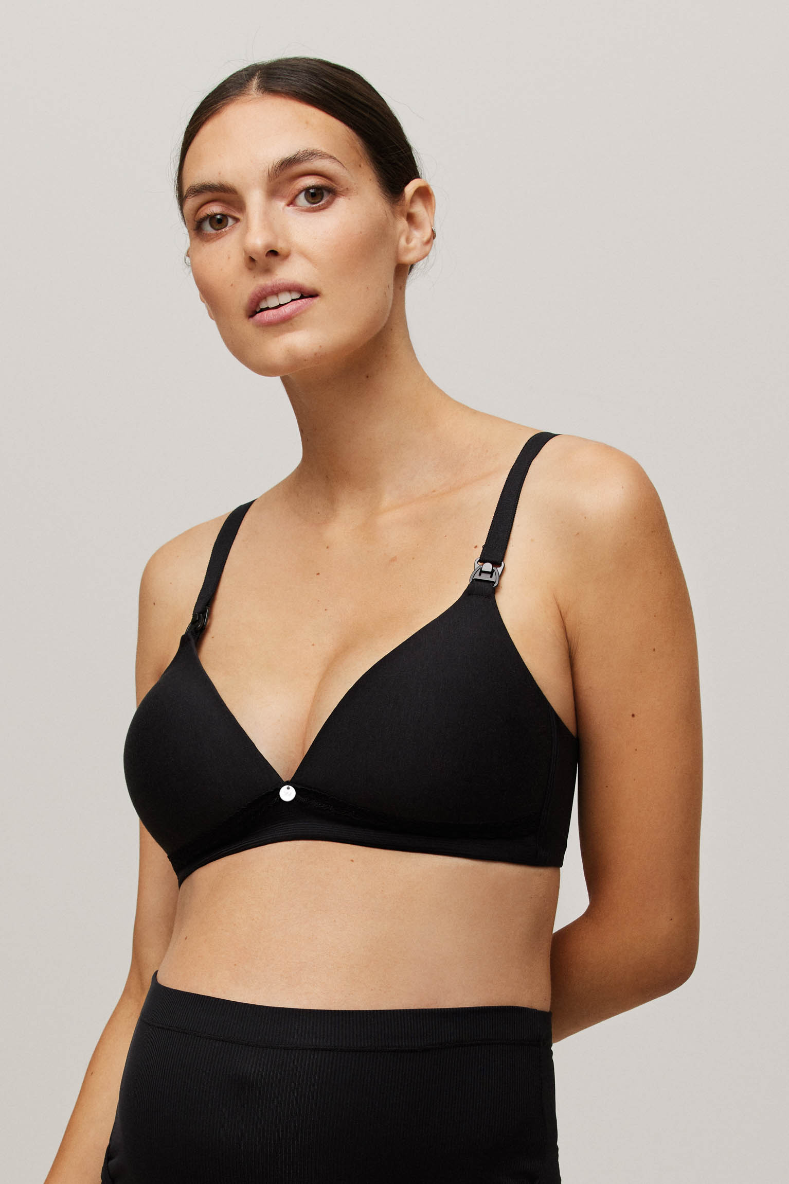 10078-3-sujetador-premama-mujer-ysabel-mora - Negro