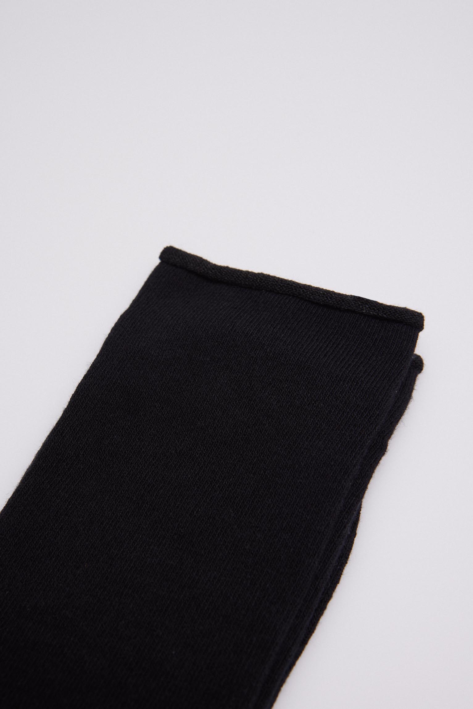 12726 2 calcetin mujer sin puño - Negro