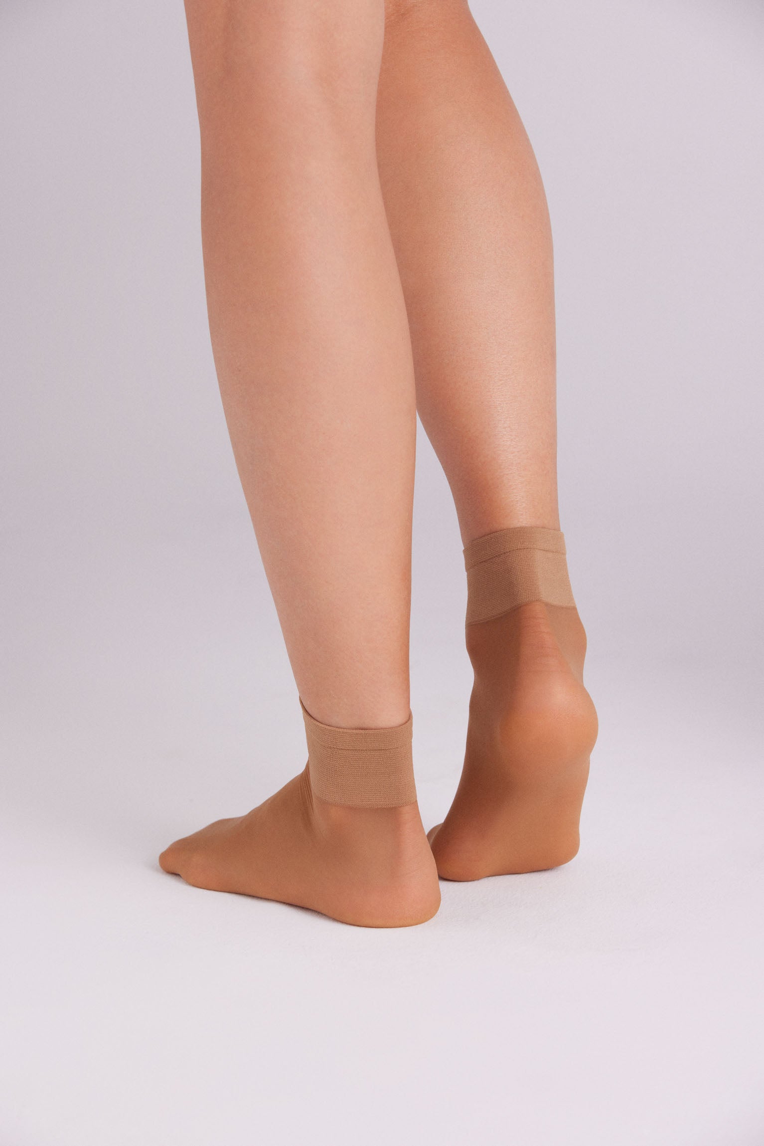 15155 3 medias tobilleras 20 den - Beige