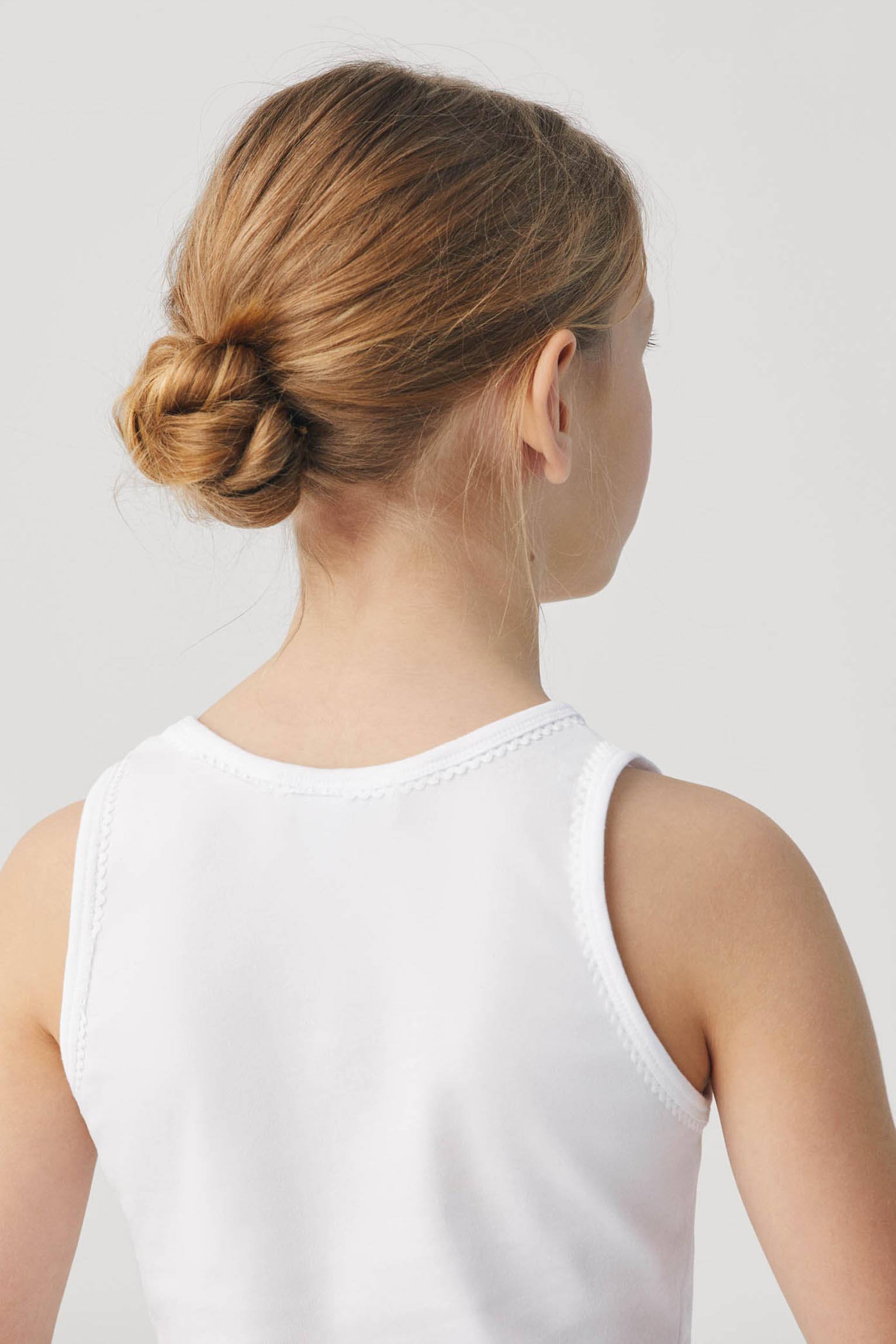 18306 4 camiseta interior infantil tirantes - Blanco