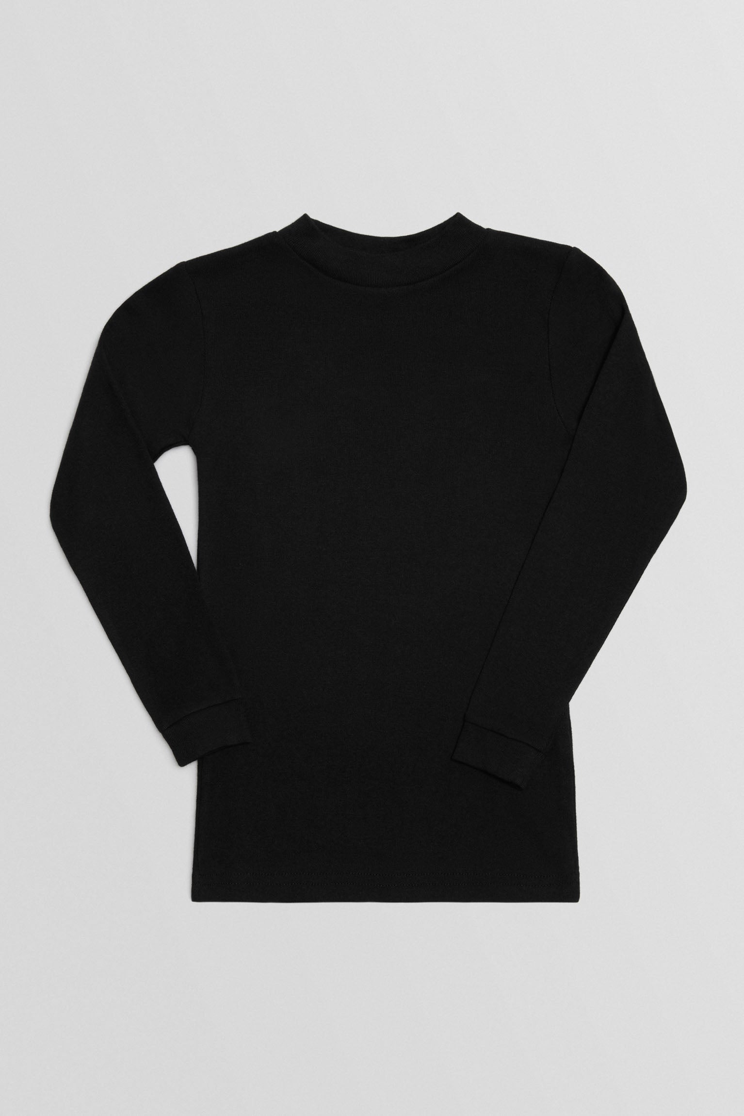 18308 camiseta interior manga larga niño - Negro