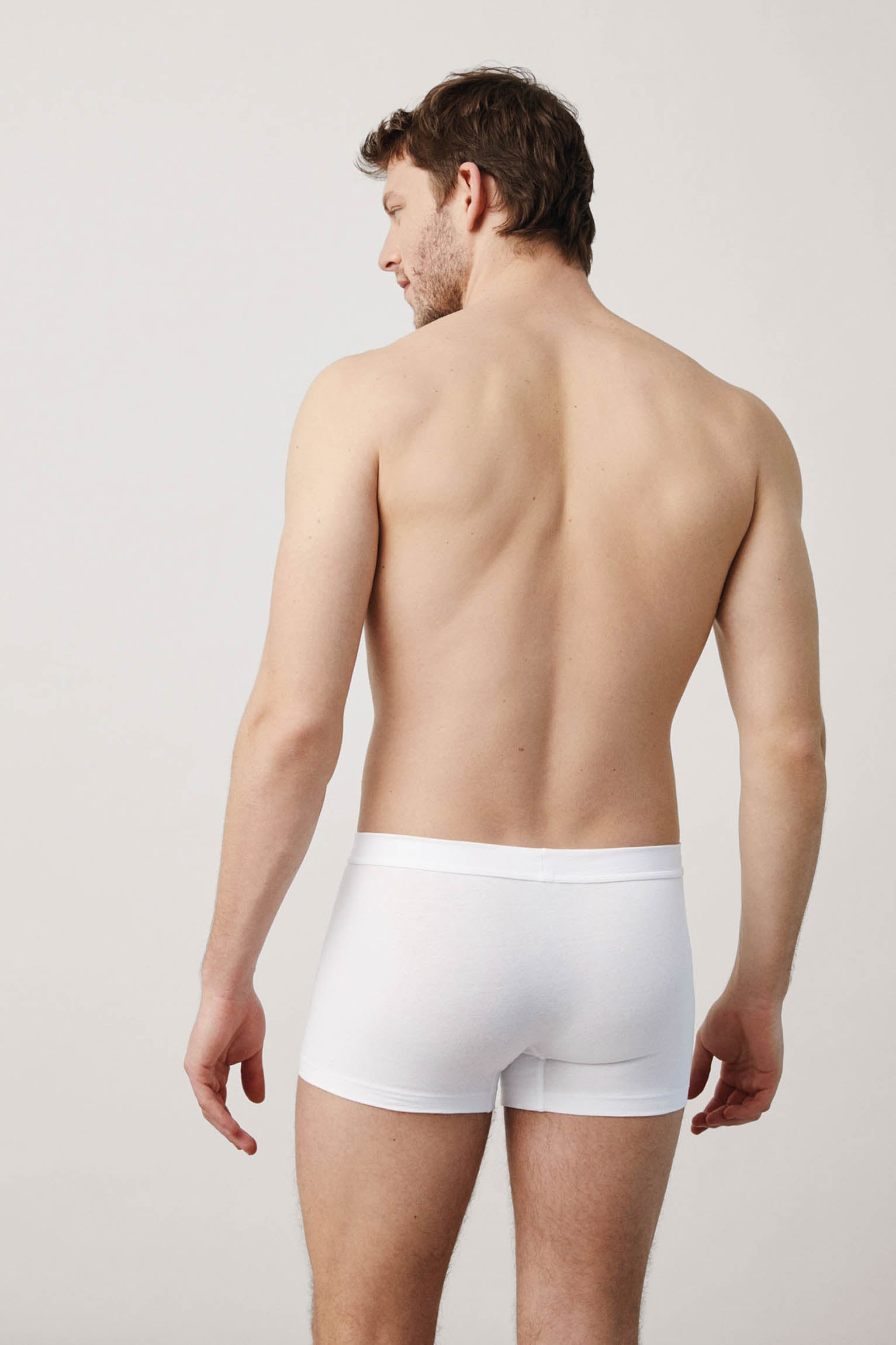 20151 3 calzoncillos boxer basicos hombre - Blanco