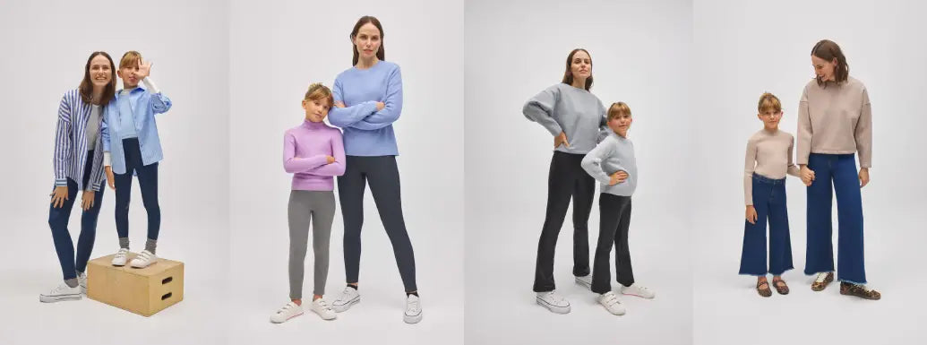 Ropa para que madre e hija vistan igual