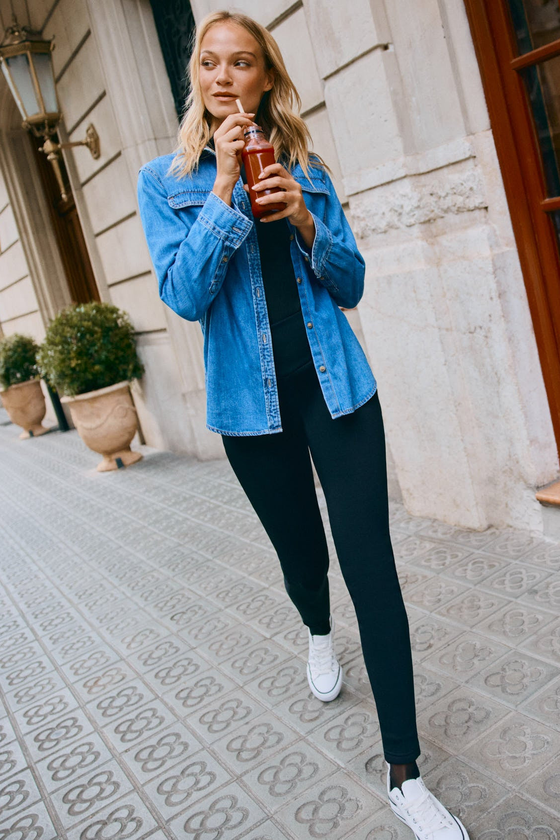 ULTRA TÉRMICO leggings cardados pretos