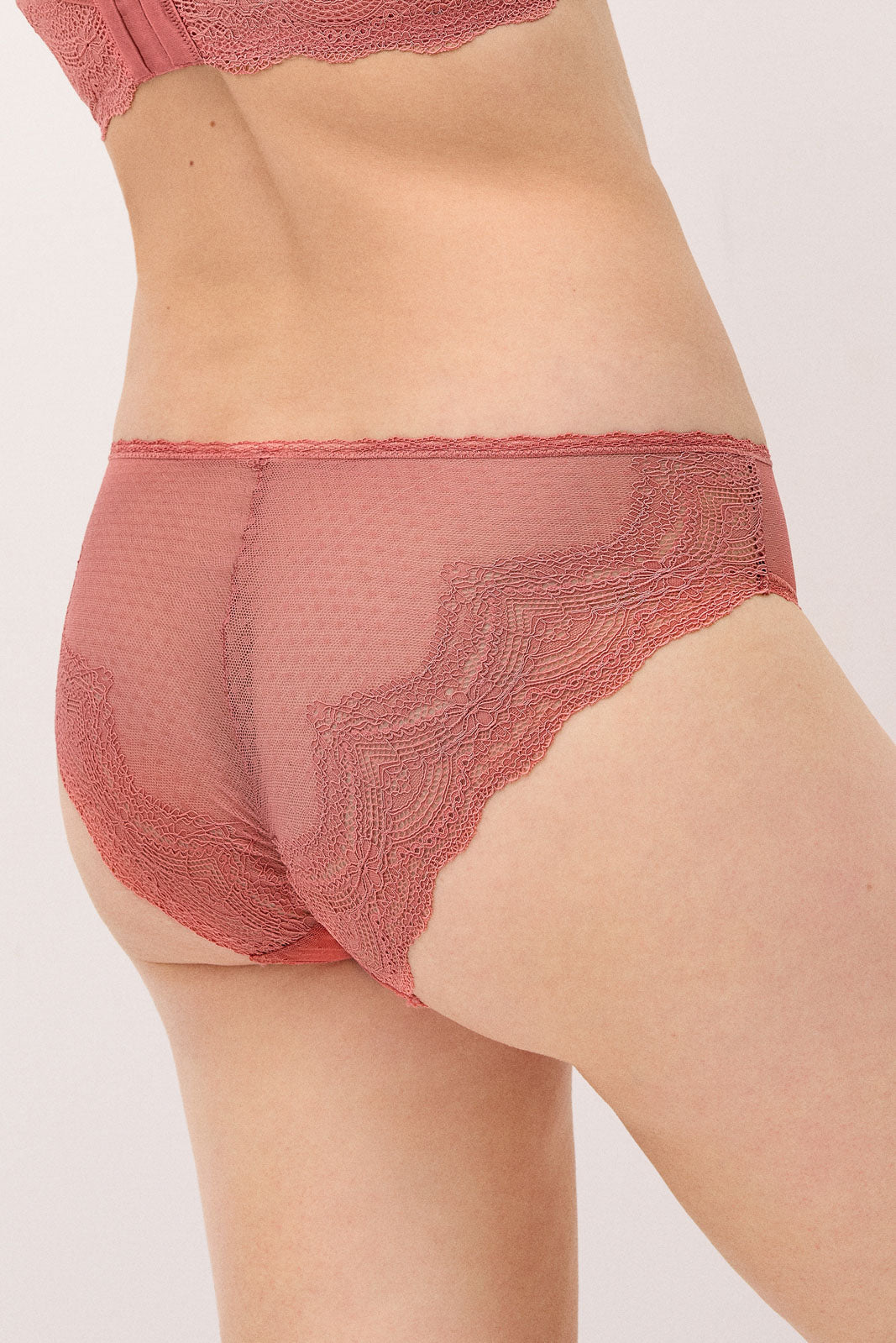 Calcinhas midi rosa plumetti