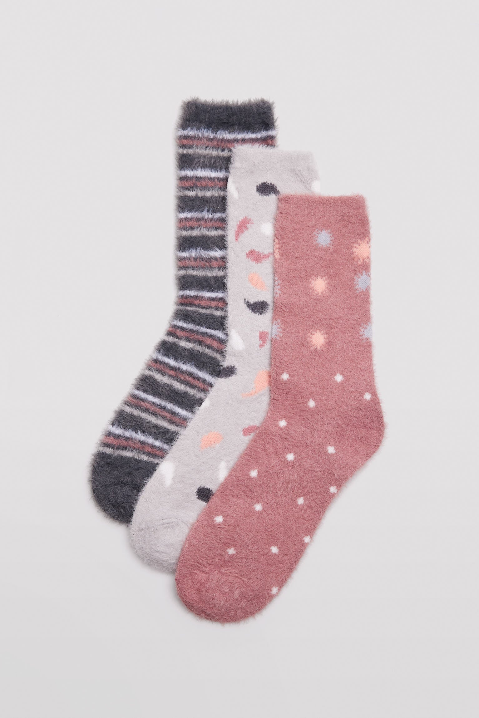 12227KIT-1-pack-calcetines-pelo-estampado-ysabel-mora - Multicolor