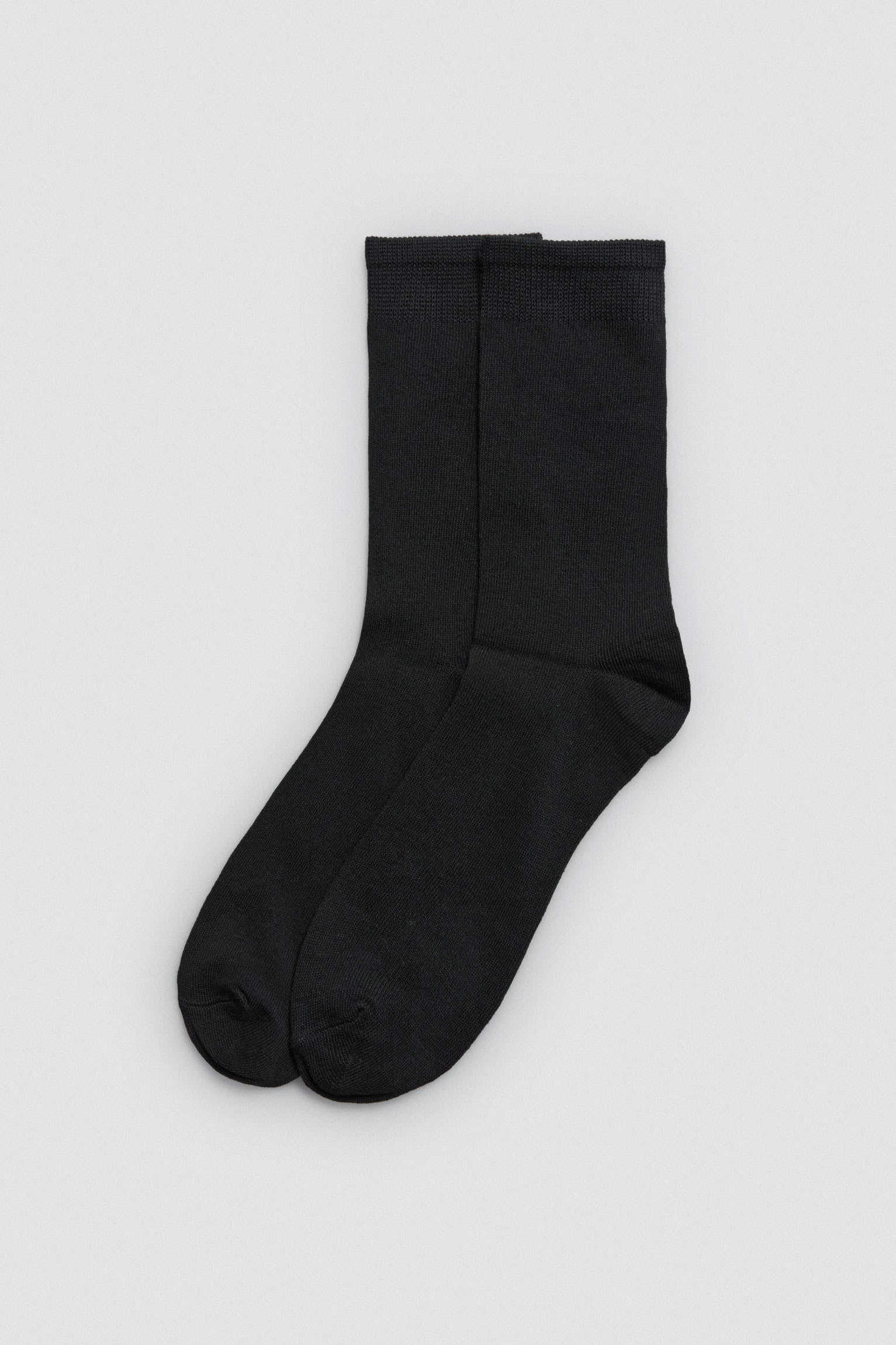 Pacote com 3 meias quentes de bambu preto