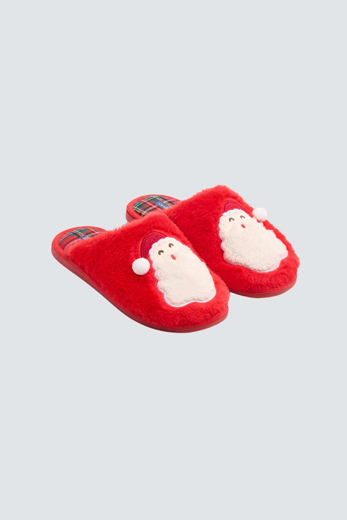 Zapatillas de casa mujer navidad estampado Papá Noel