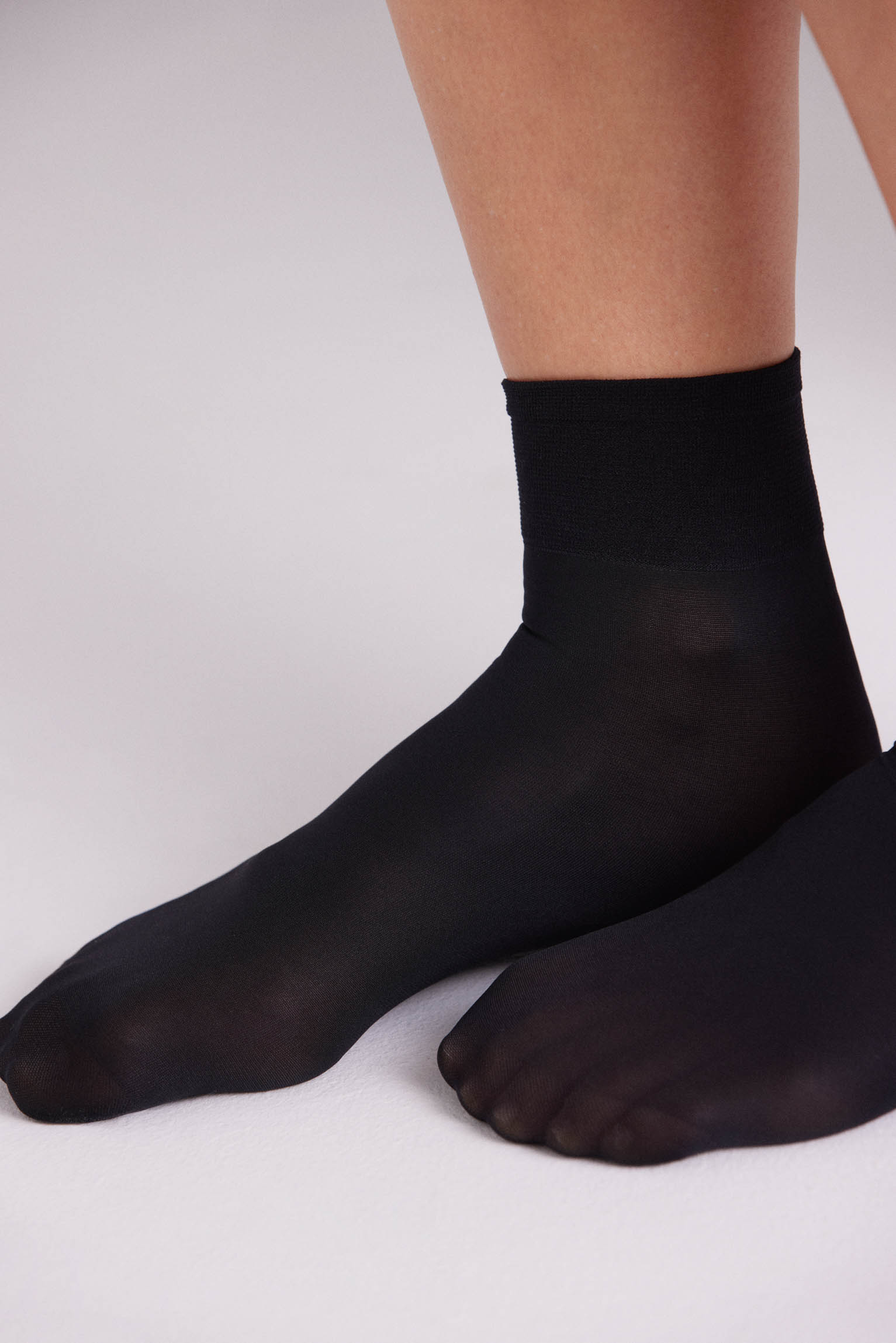 18118 3 media tobillera 40 den - Negro