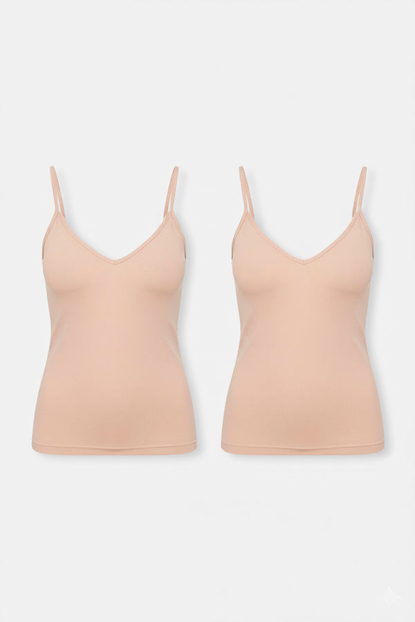 Pacote de 2 regatas nude