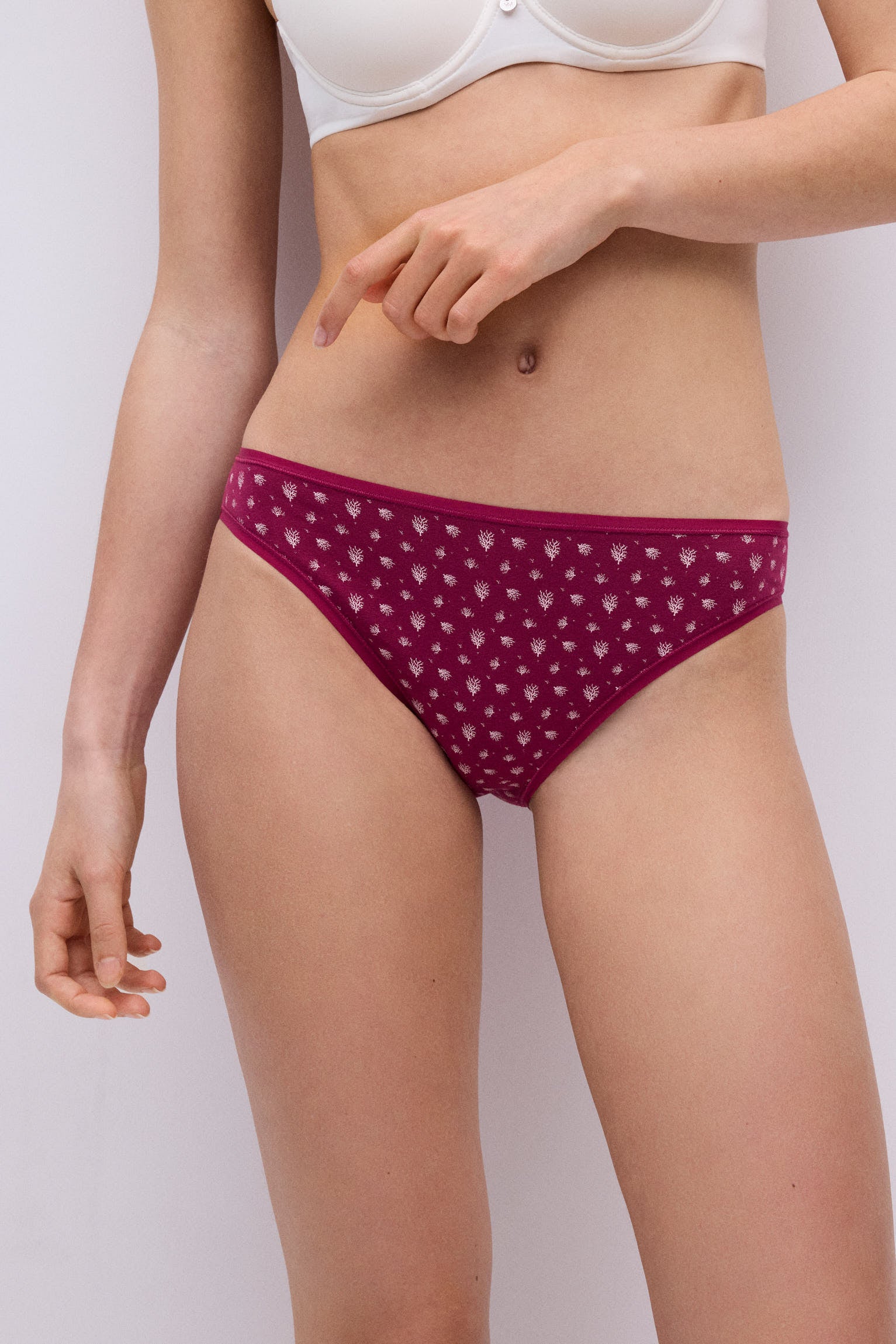 Pacote de 6 mini calcinhas de algodão estampadas de verão