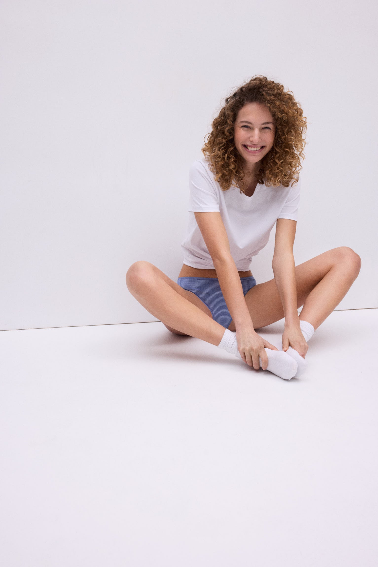 Pacote de 6 mini calcinhas de algodão estampadas de verão