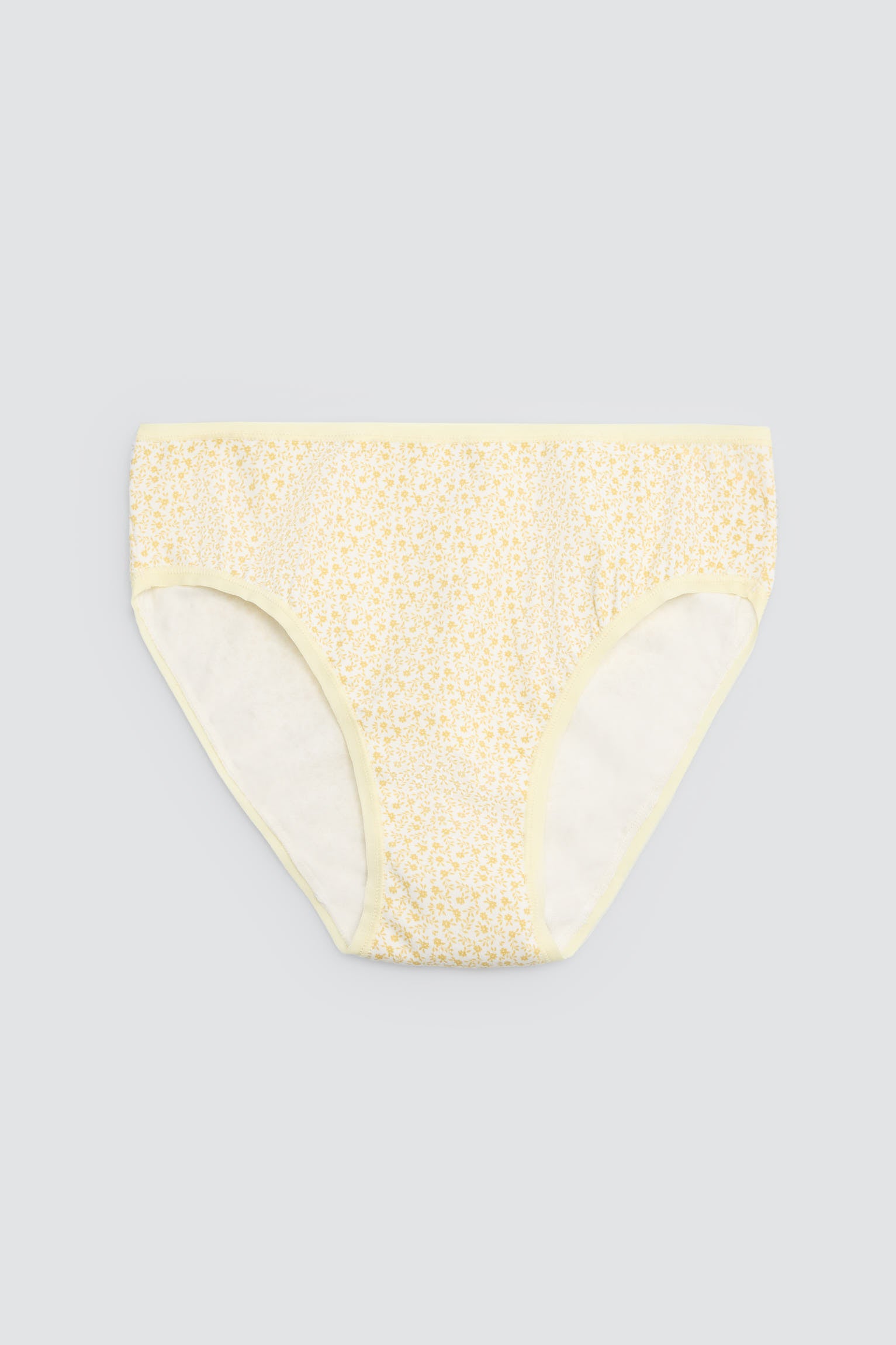 Pacote com 6 calcinhas midi lisas e estampadas