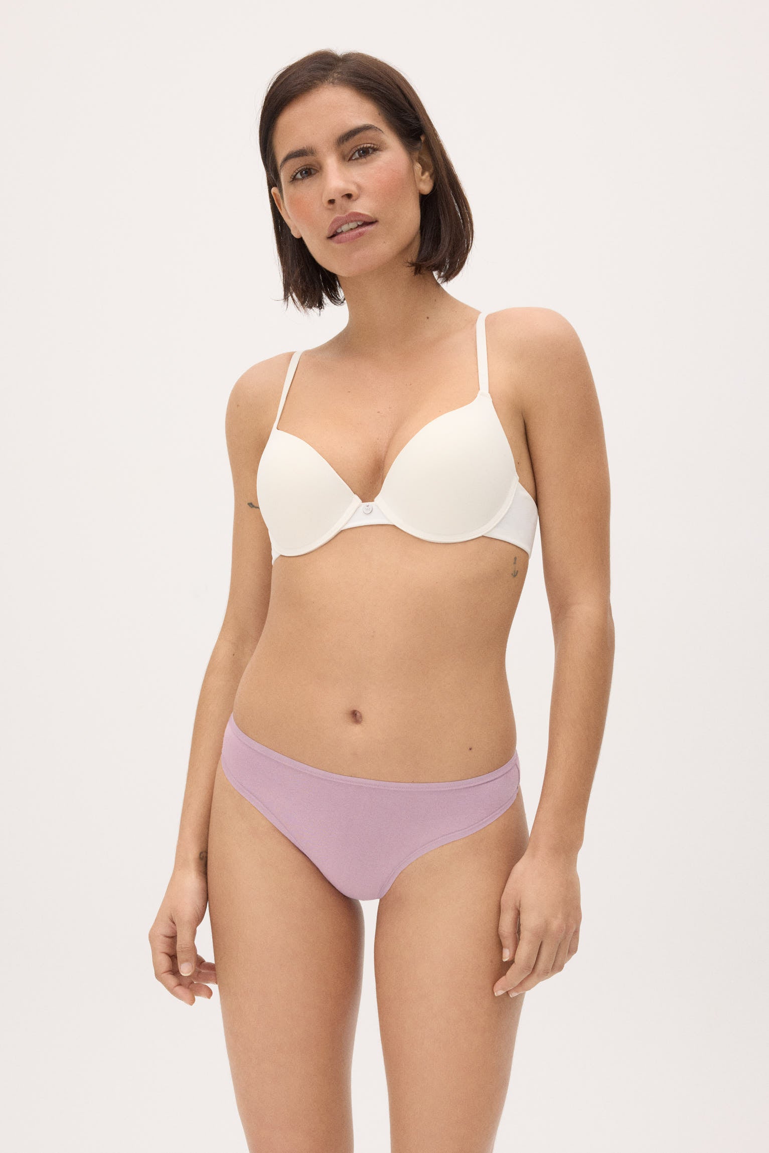 Pacote com 4 tangas básicas coloridas