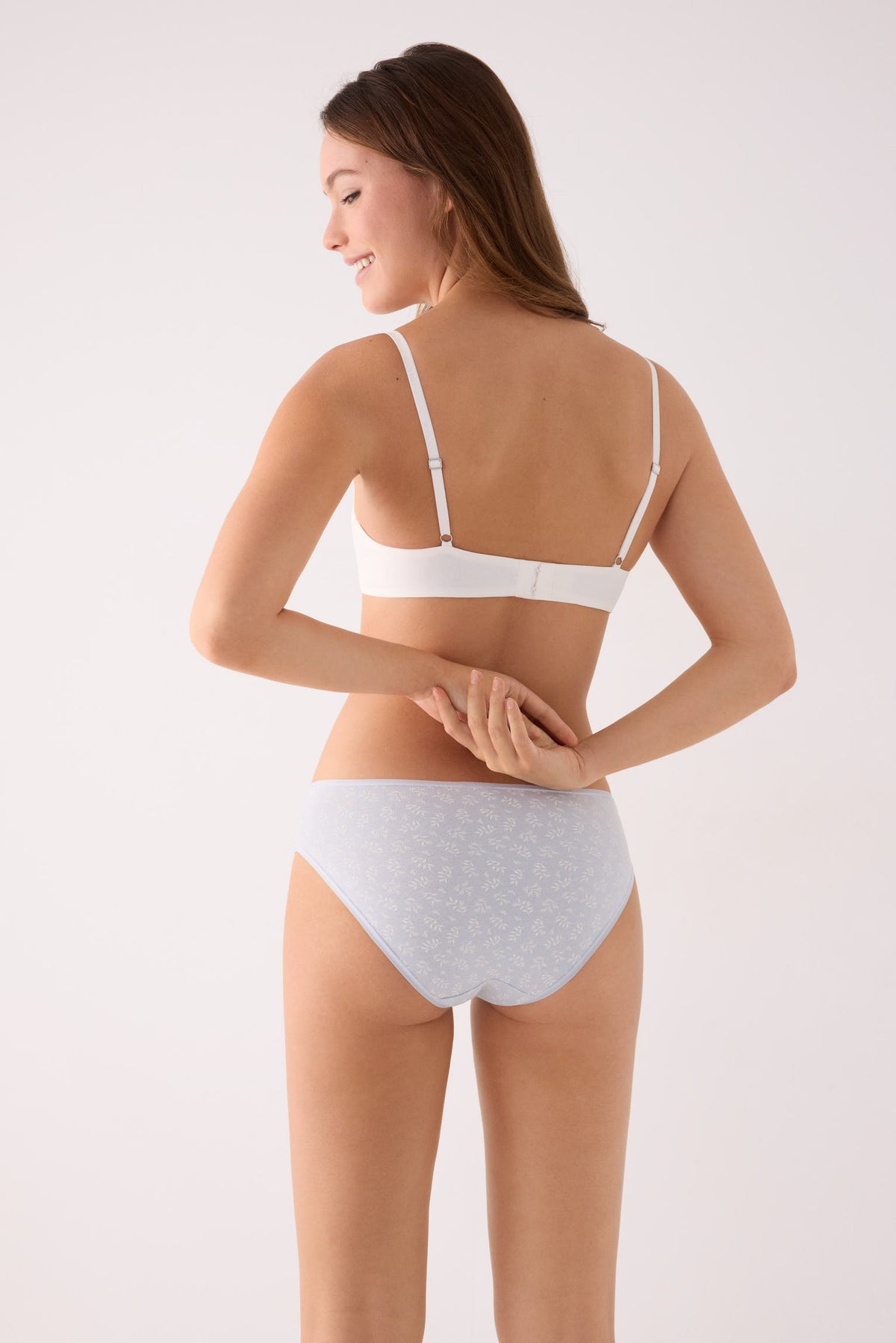 Pack de 6 cuecas midi estampadas de algodão
