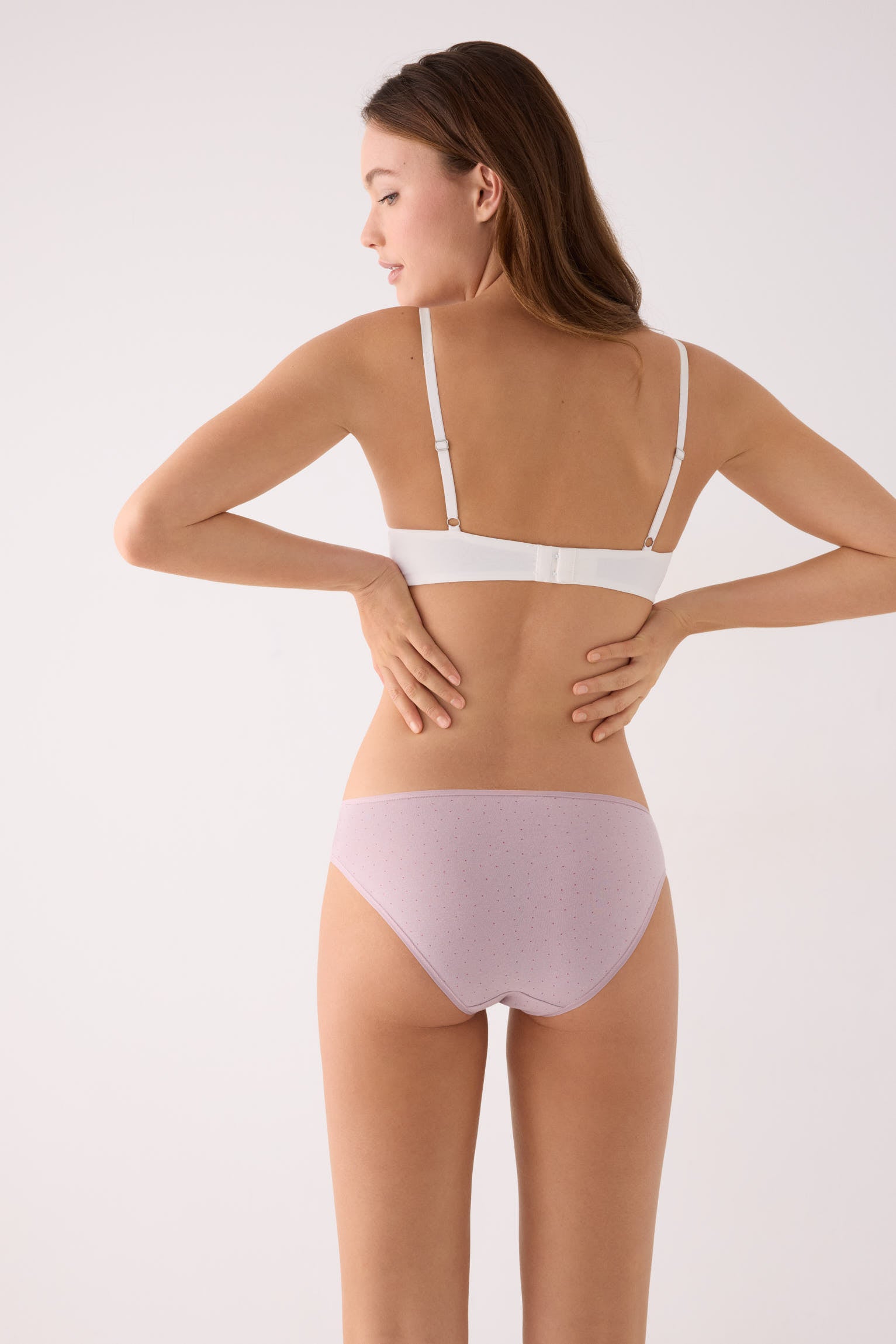 Pack de 6 cuecas midi estampadas de algodão