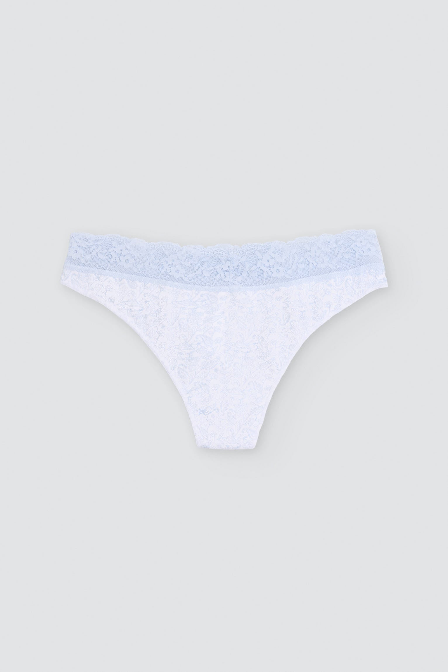 Pack de 2 tangas estampados de algodão, azul