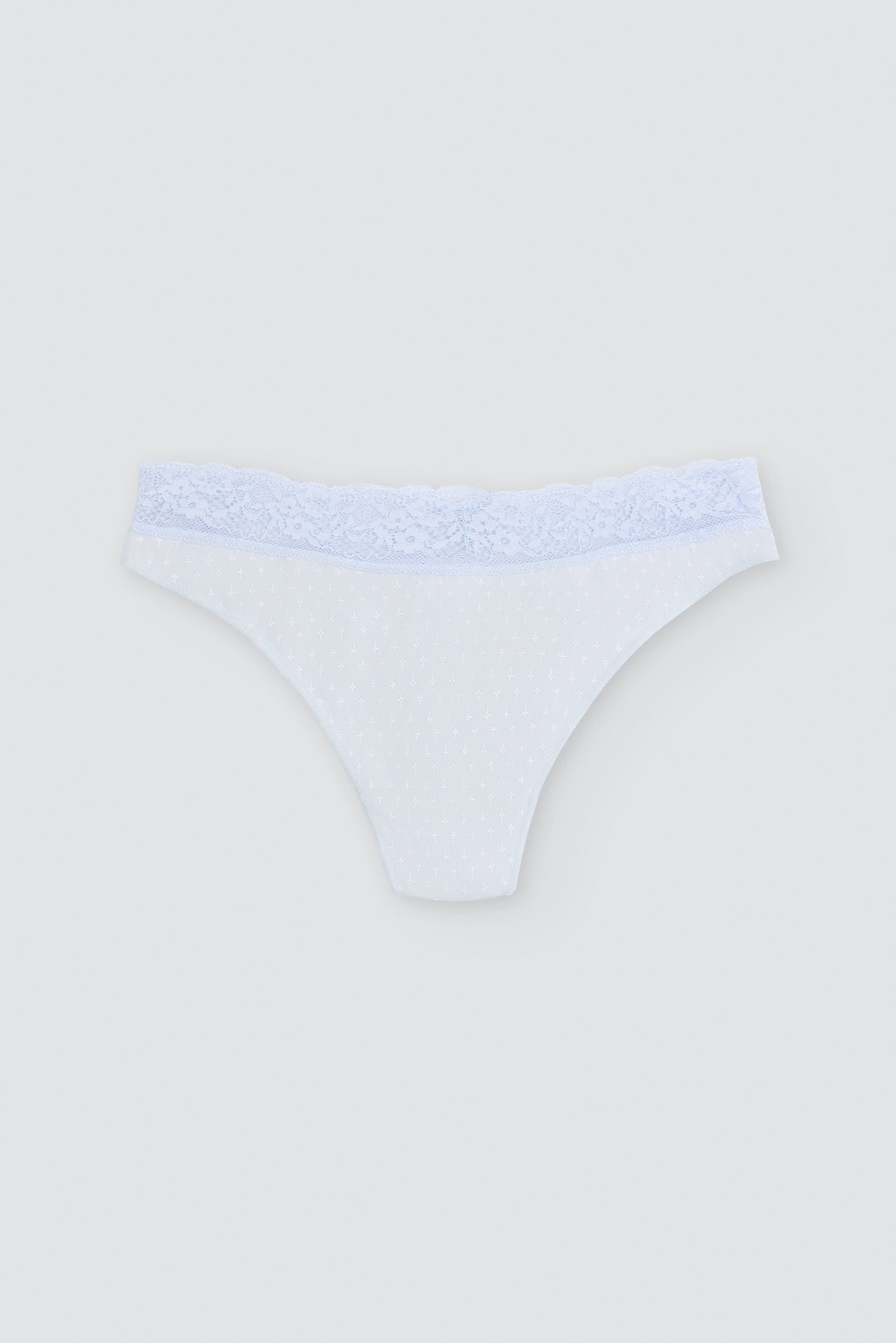 Pack de 2 tangas estampados de algodão, azul