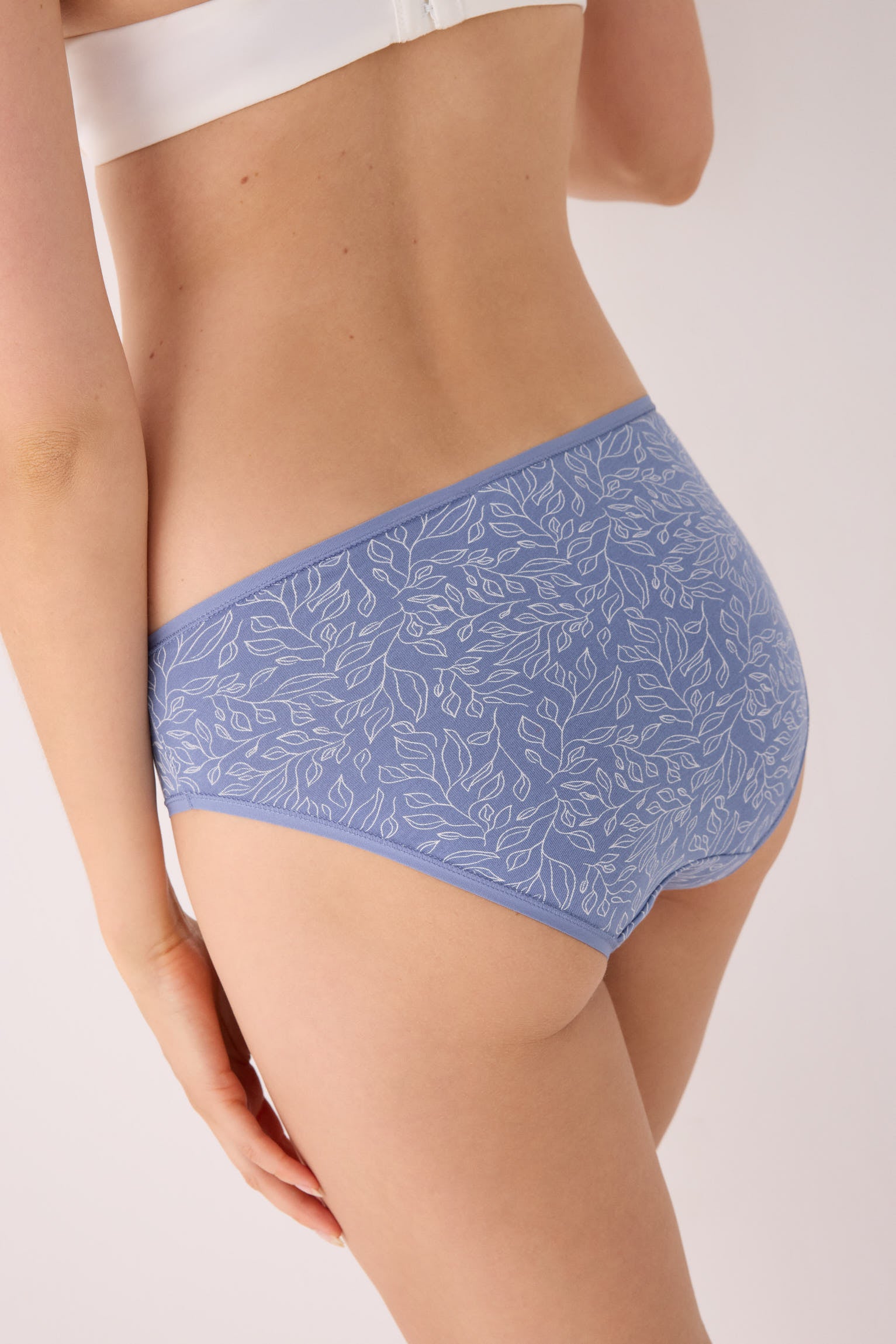 Pack de 2 cuecas midi estampadas de algodão, multicolor