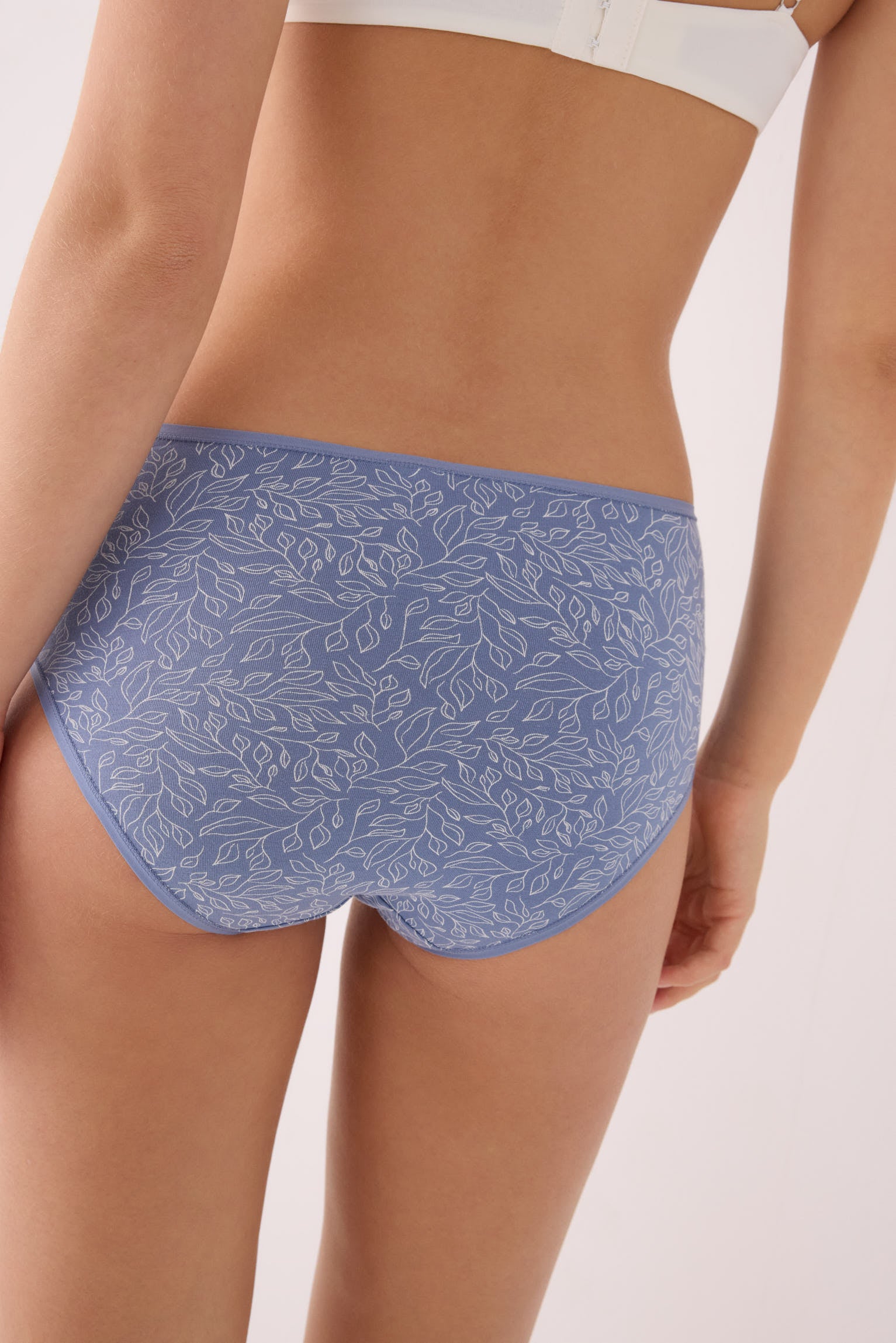 Pack de 2 cuecas altas estampadas de algodão, multicolor