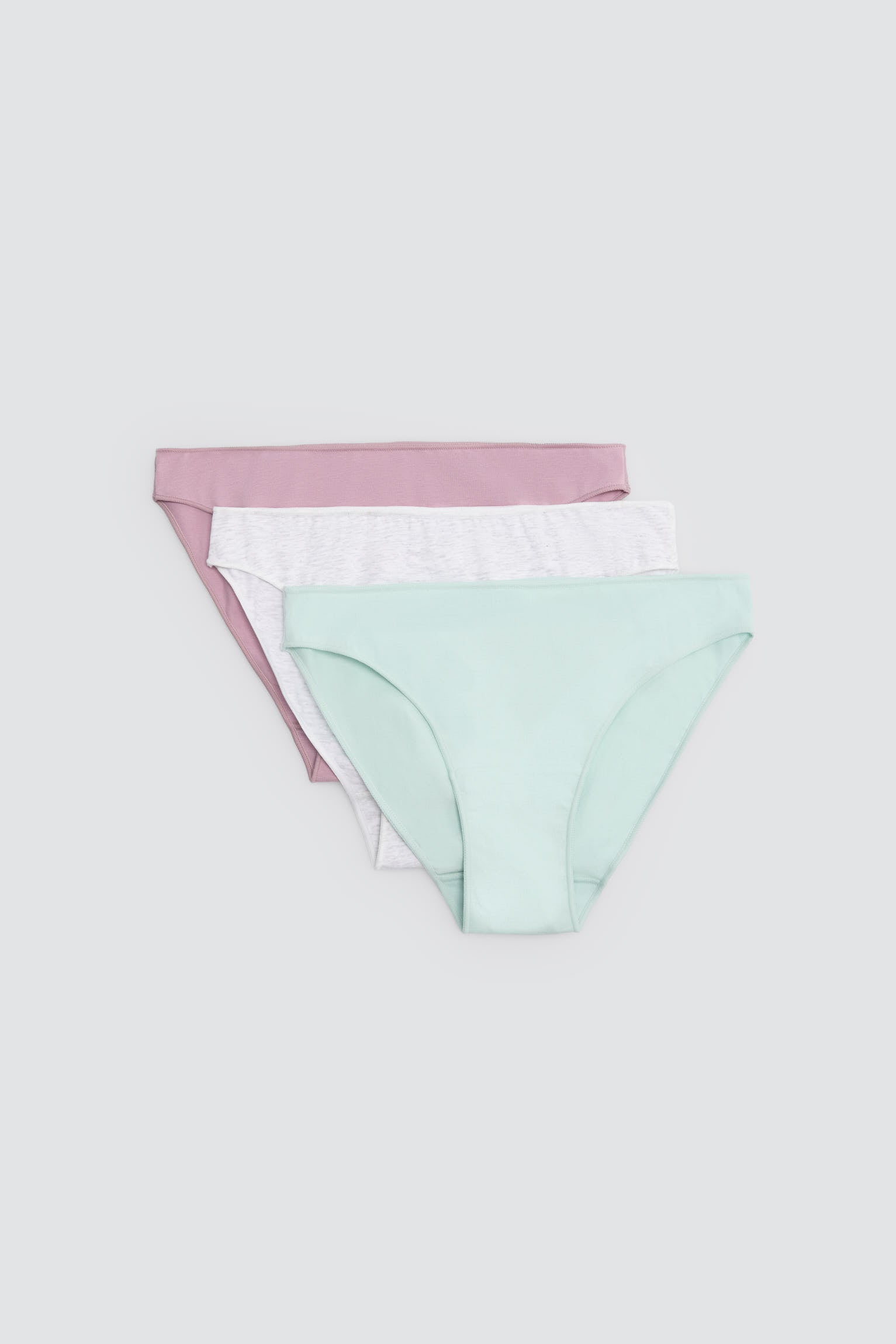 Pack de 3 bragas mini algodón básicas - Ysabel Mora