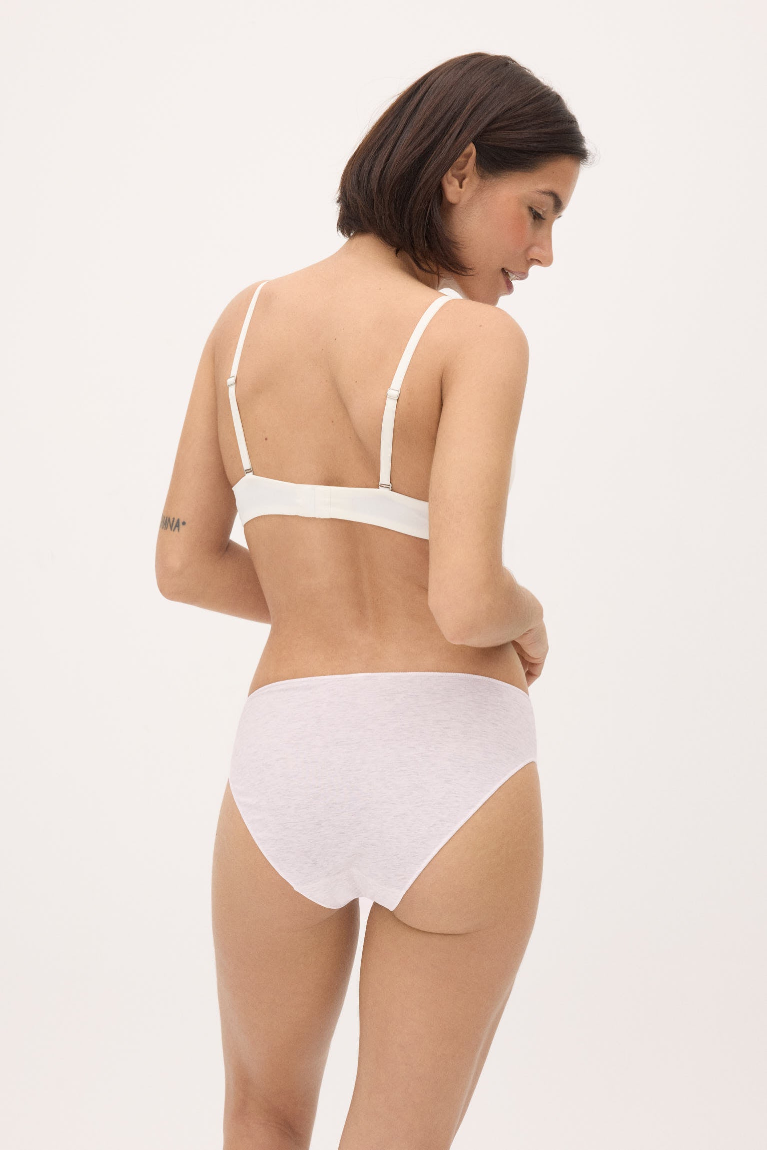 Pack de 3 cuecas midi de algodão em cores pastel