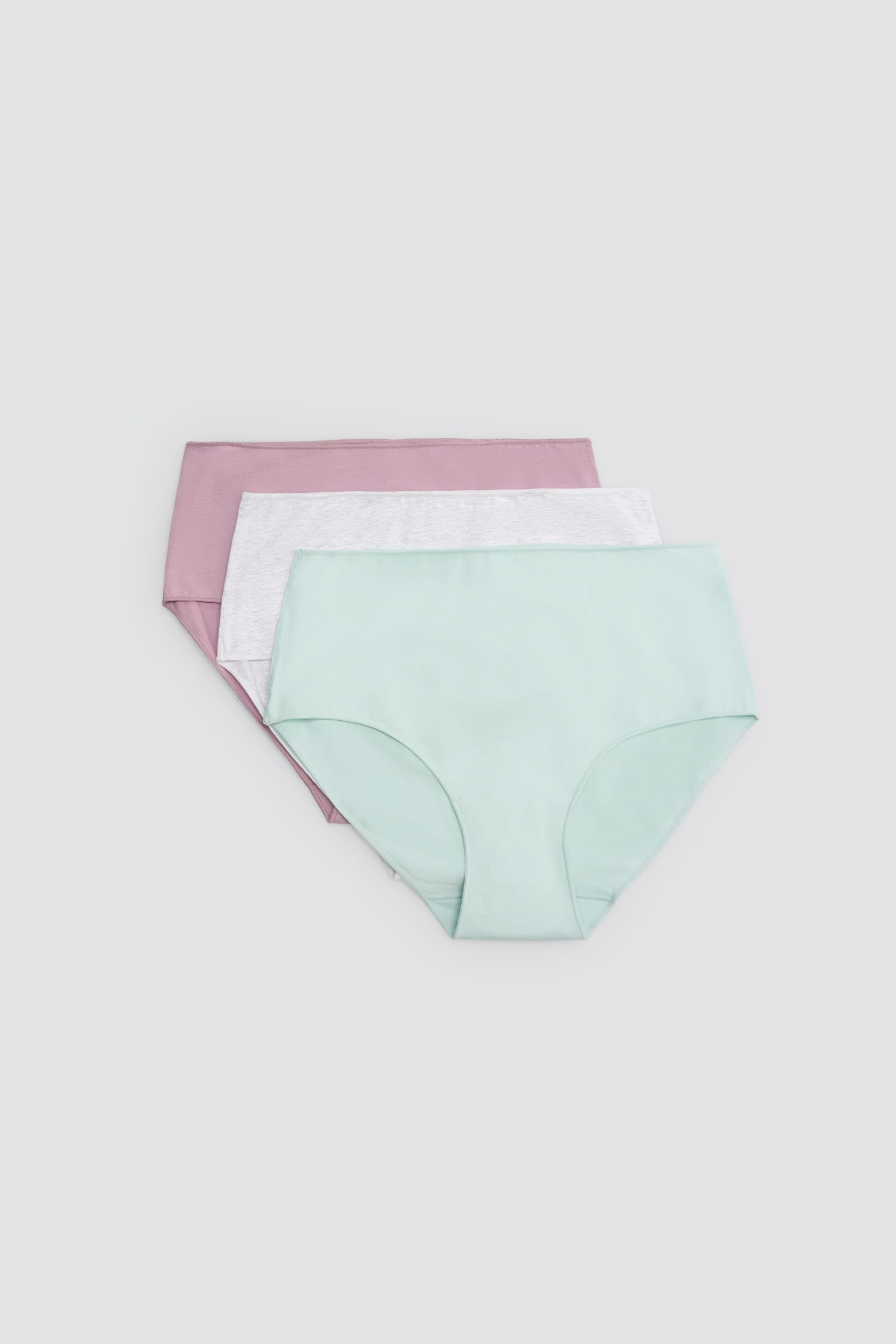 Pack 3 bragas altas algodón básicas - Ysabel Mora