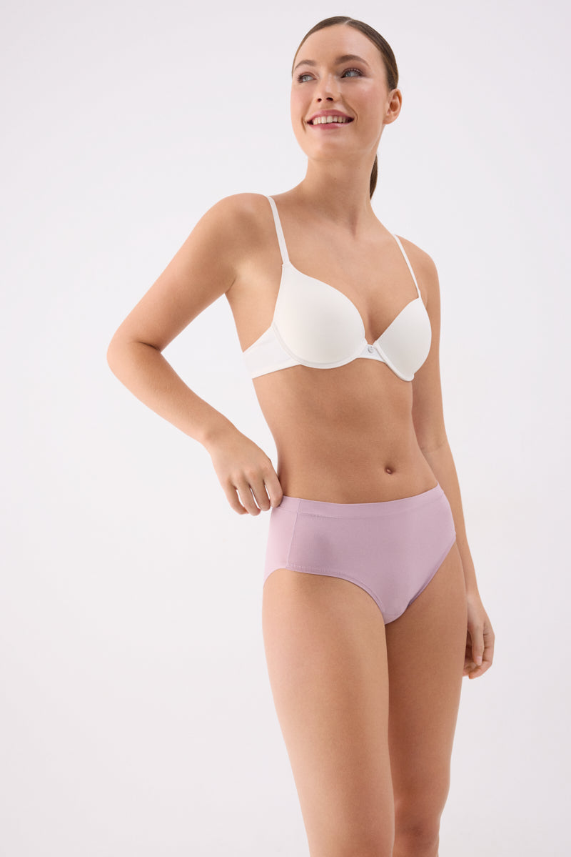 Cueca midi Adapt com acabamentos invisíveis lilás
