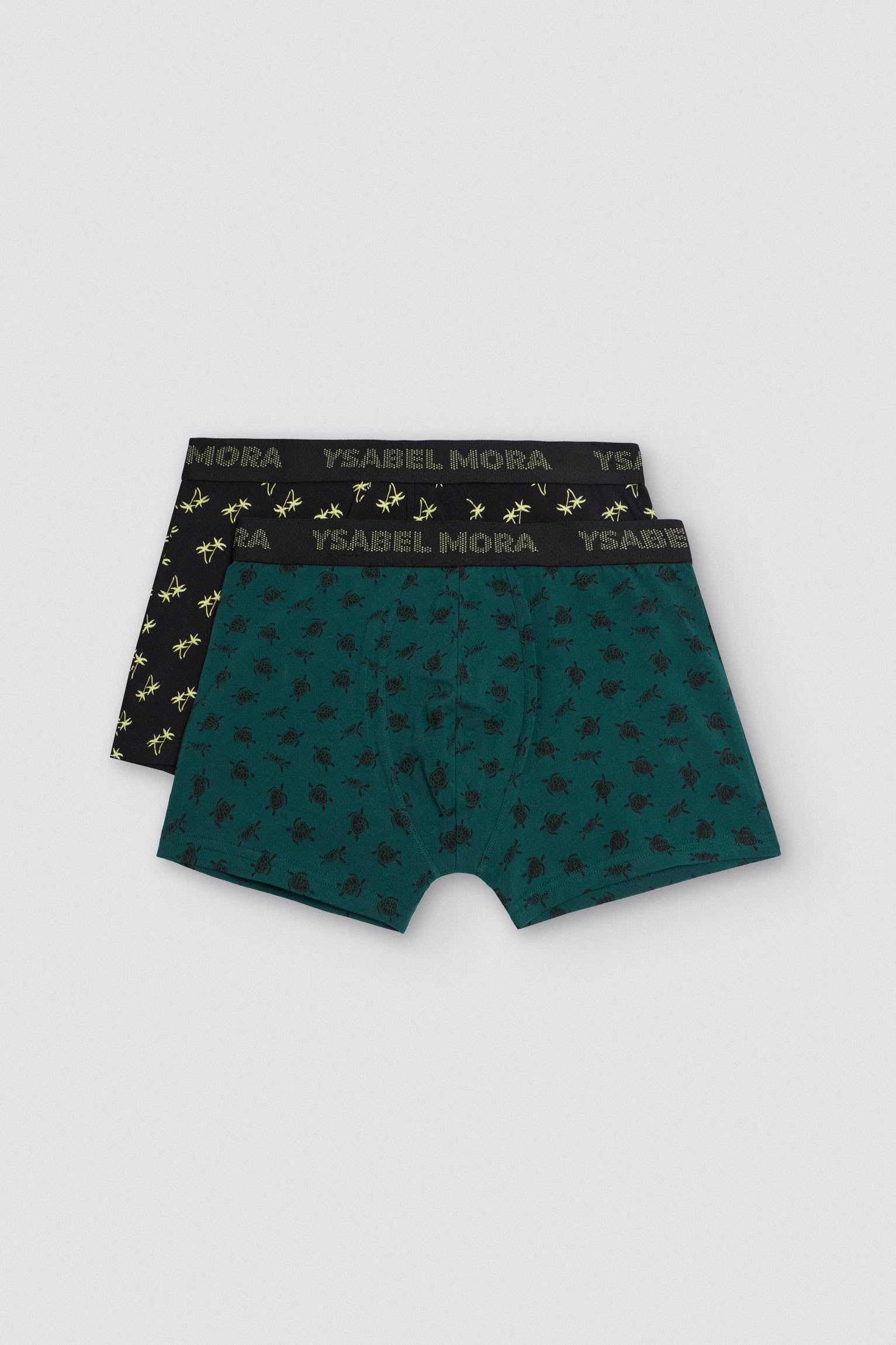 Pack de 6 boxers de algodão estampados coloridos