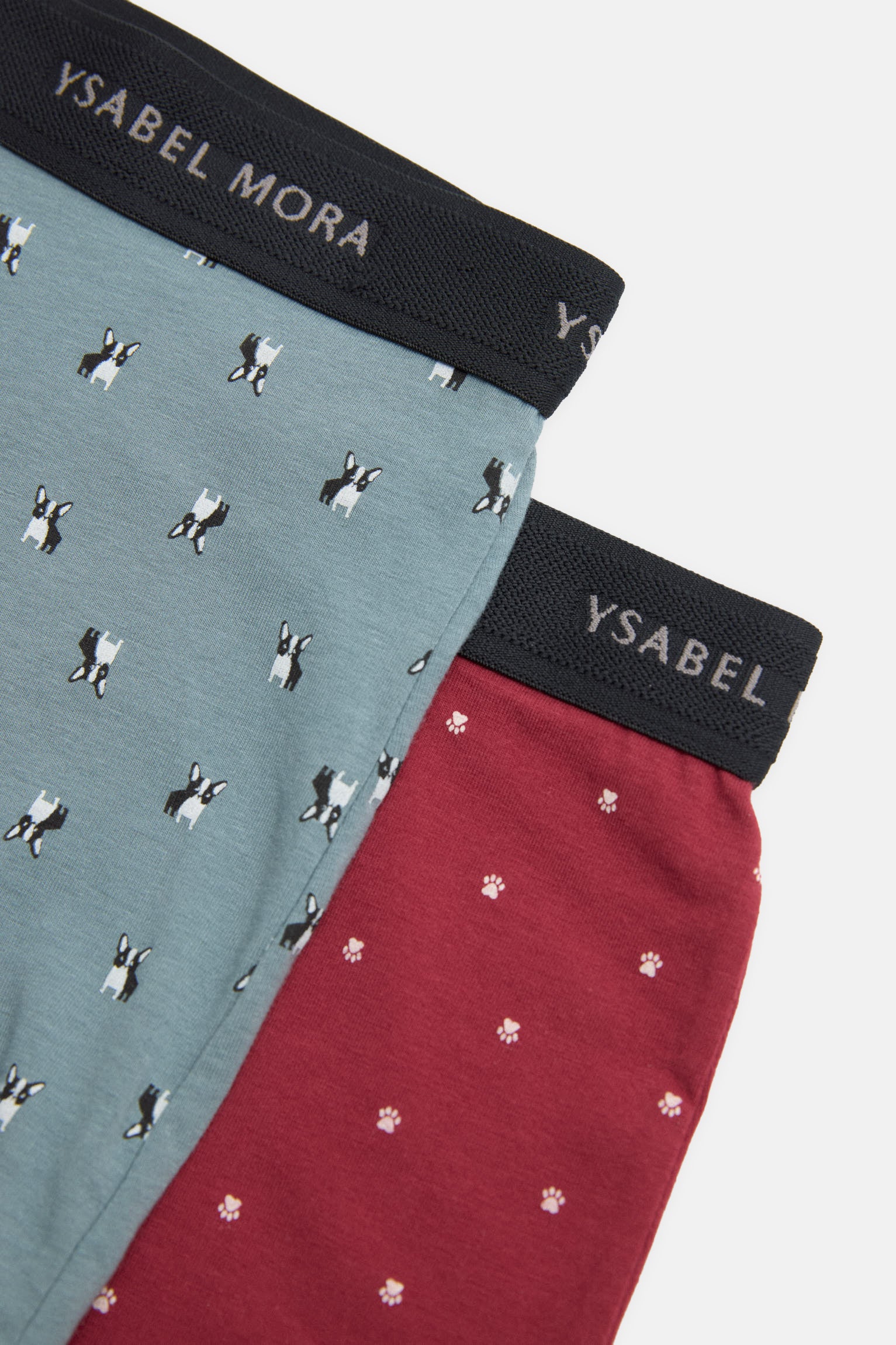 Pacote com 2 boxers com estampa de animais de estimação