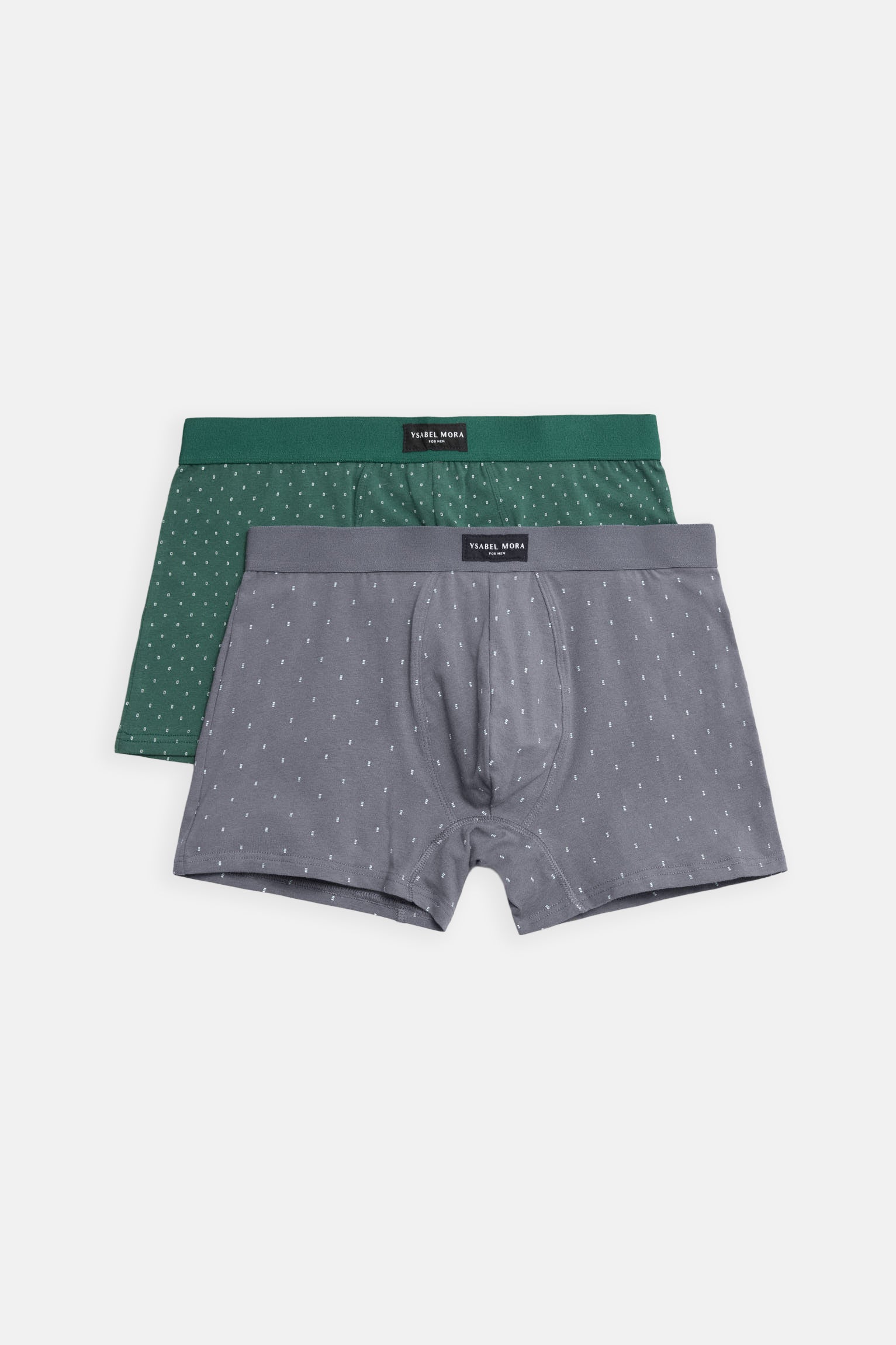 Pacote de 2 boxers estampados minimalistas