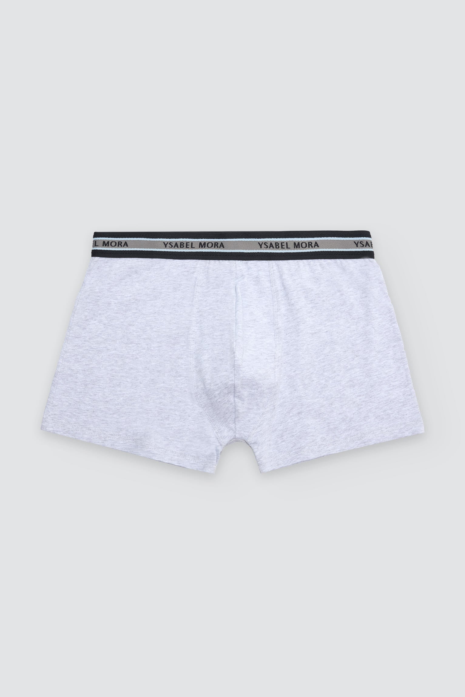 Pacote com 3 cuecas boxer básicas lisas
