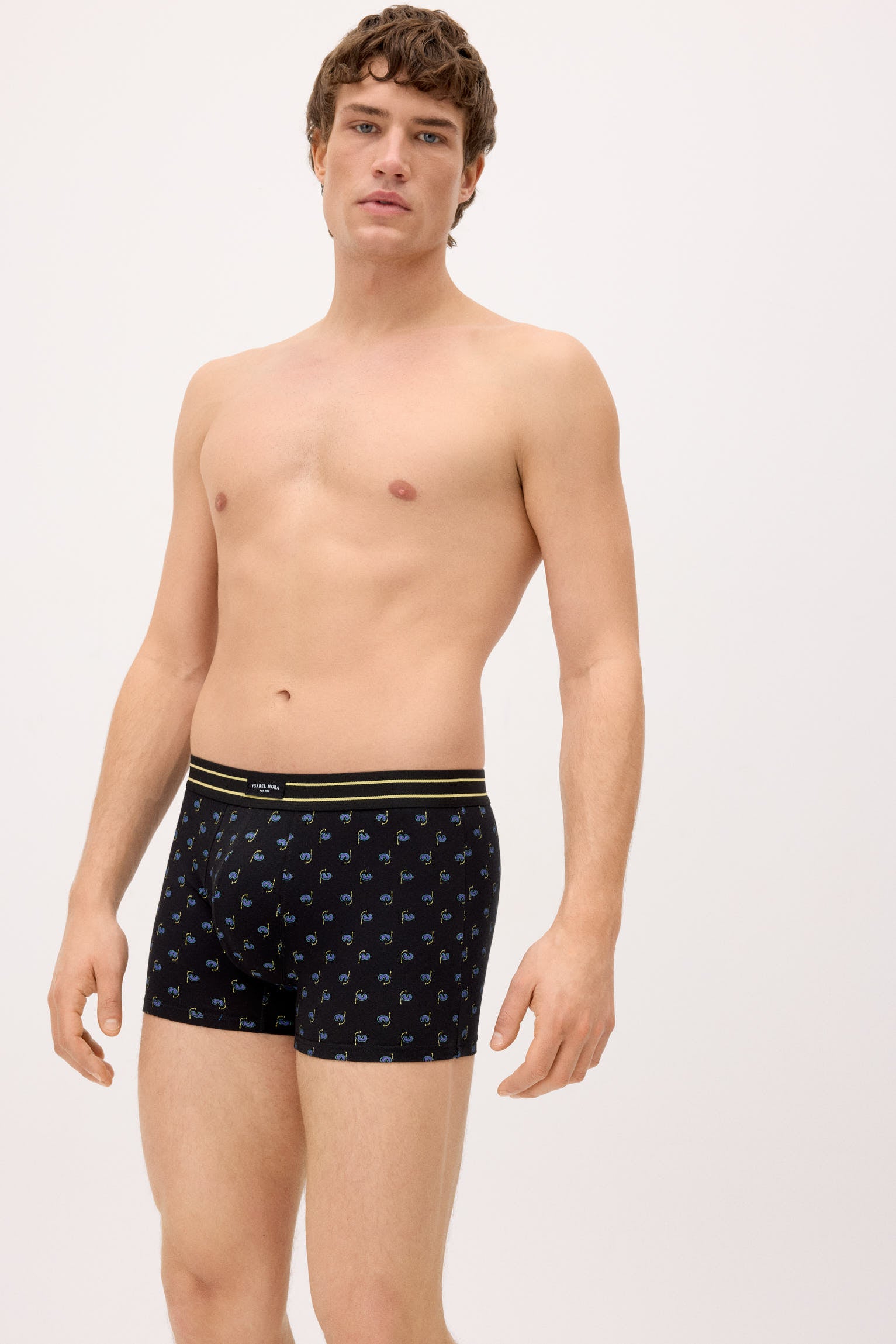 Pacote com 2 cuecas boxer com estampa de mergulho