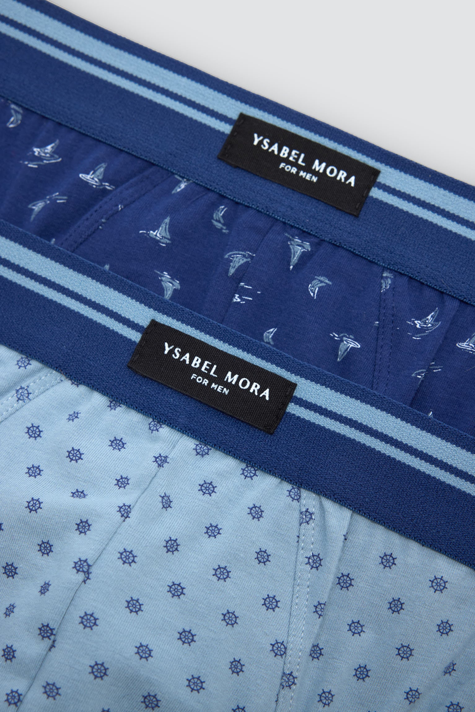 Pack 2 slips estampados náuticos - Ysabel Mora