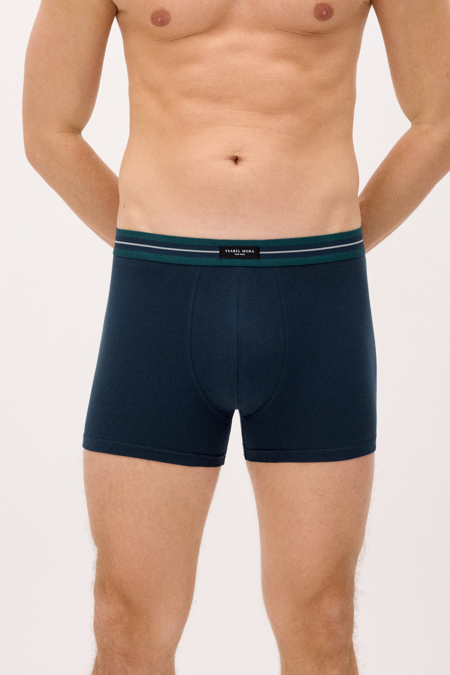 Pacote com 3 cuecas boxer de estampa minimalista
