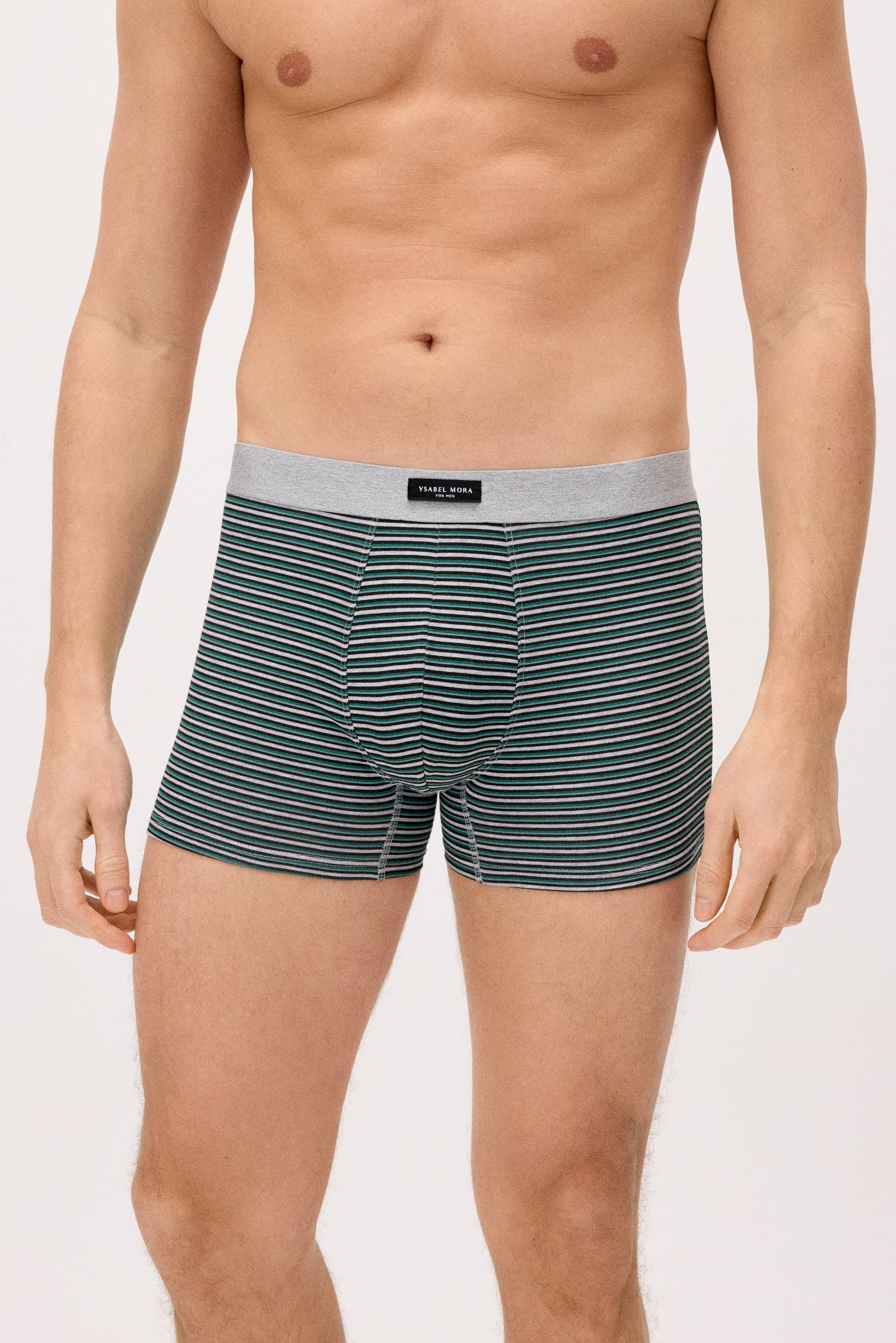 Pacote com 2 cuecas boxer com estampa geométrica