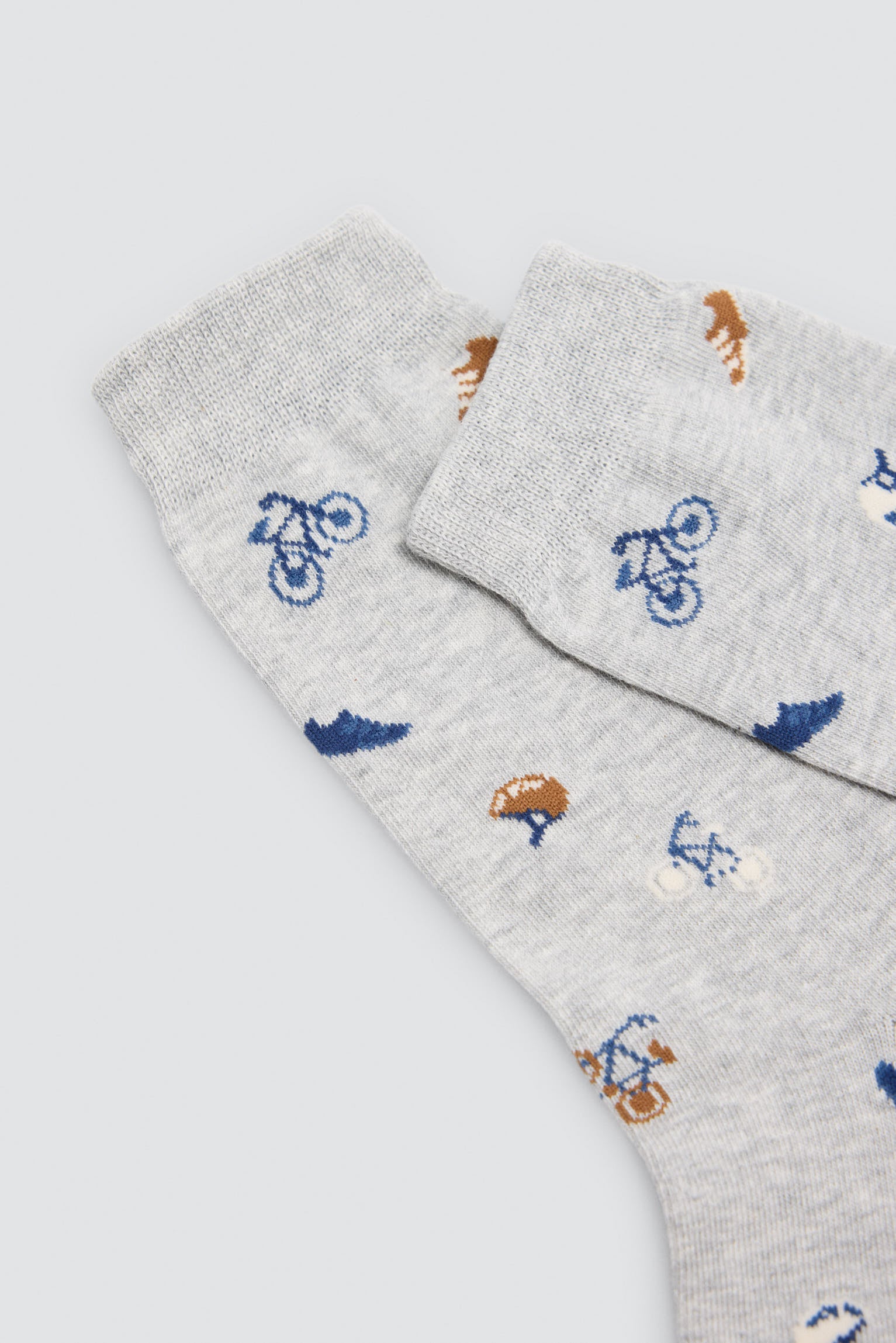 Pack de 4 meias com estampados de veículos
