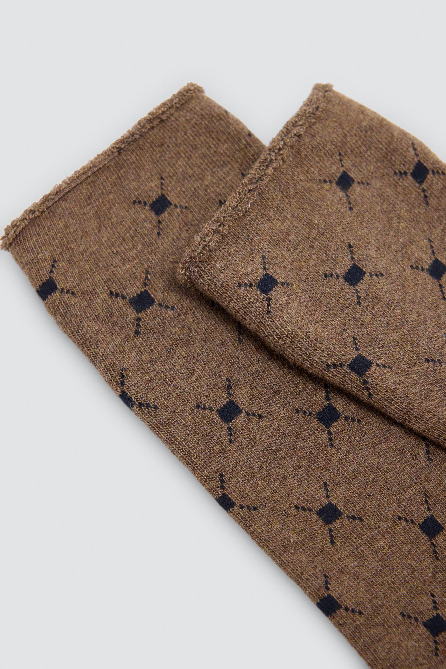Pack de 3 meias térmicas sem punho com estampados variados