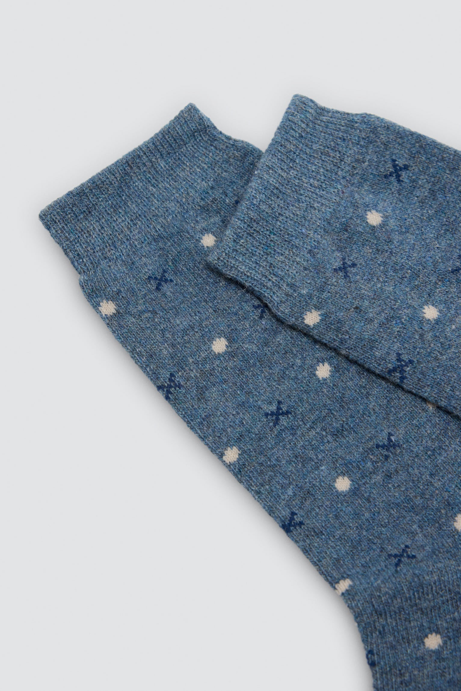 Pack de 3 meias de homem em lã com estampados variados
