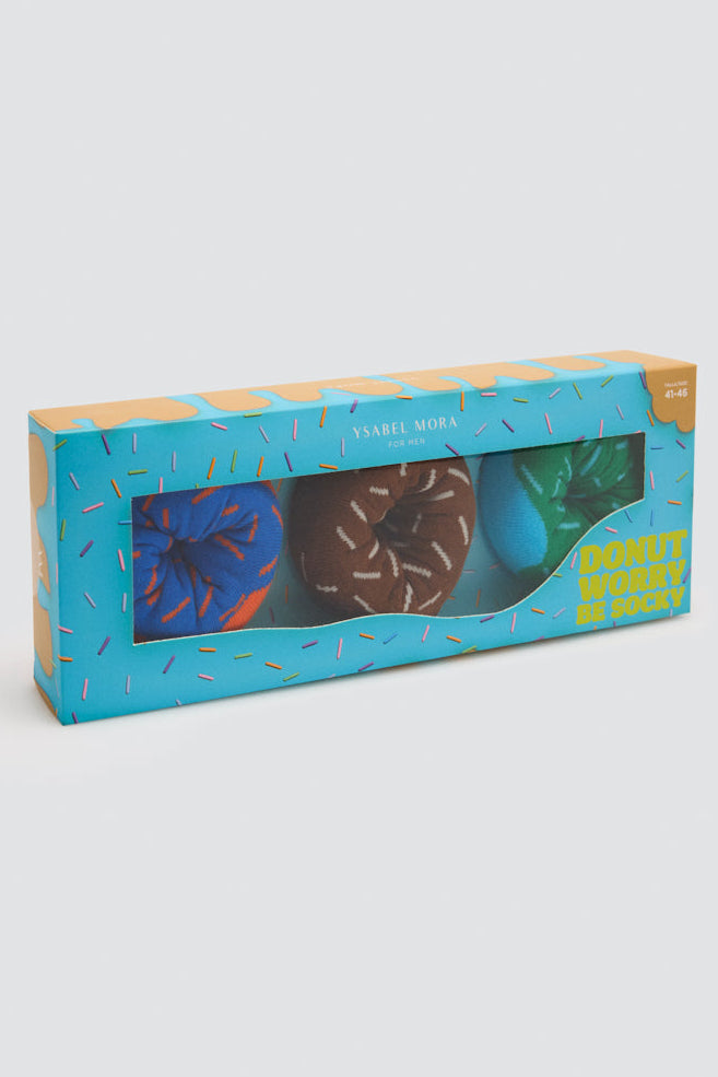 Pack presente de 3 meias Donuts