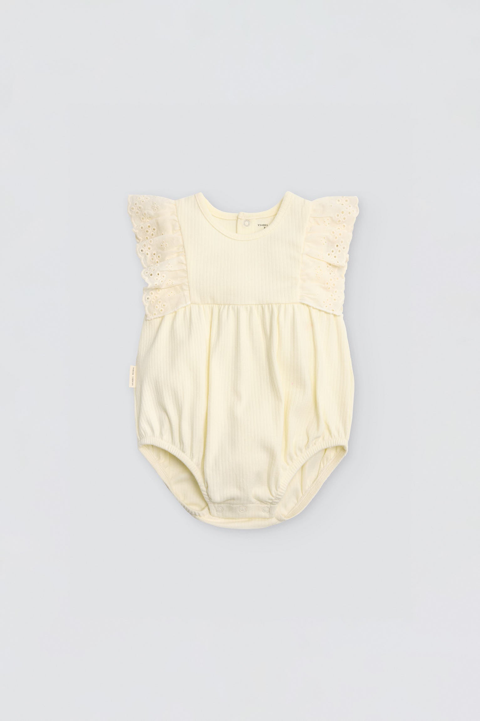 Ranita bebé sin mangas detalles volantes - Ysabel Mora