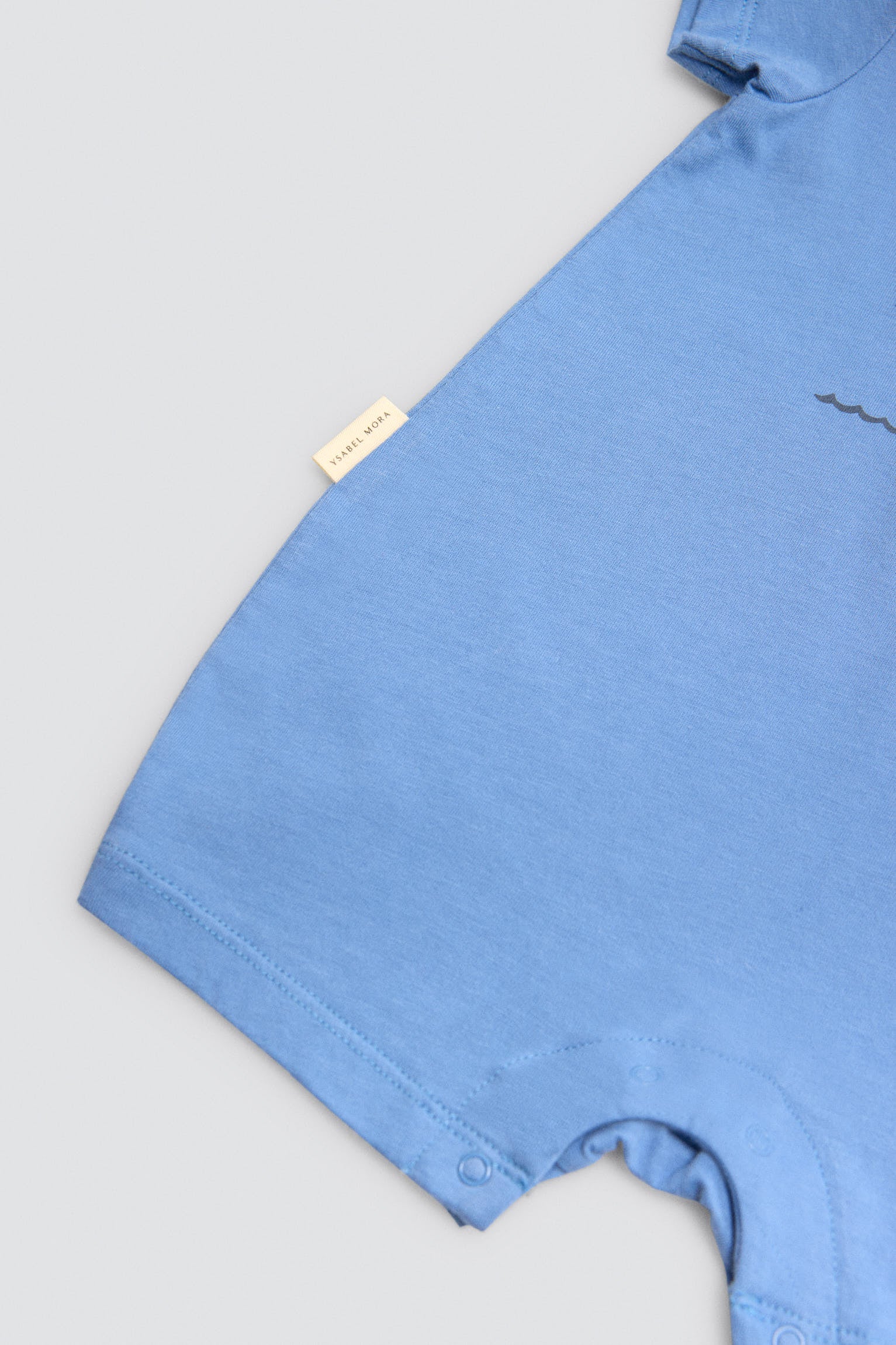 Pelele bebé manga corta estampado barco - Ysabel Mora