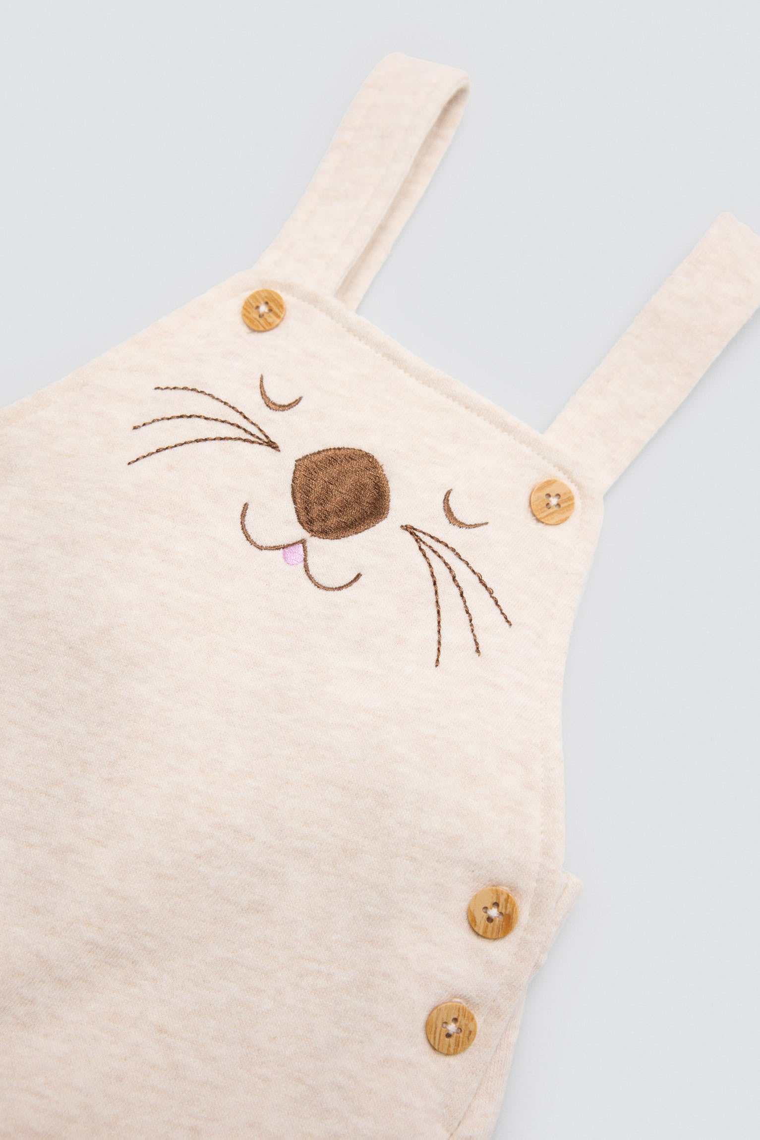 Conjunto bebé manga corta estampado  oso - Ysabel Mora