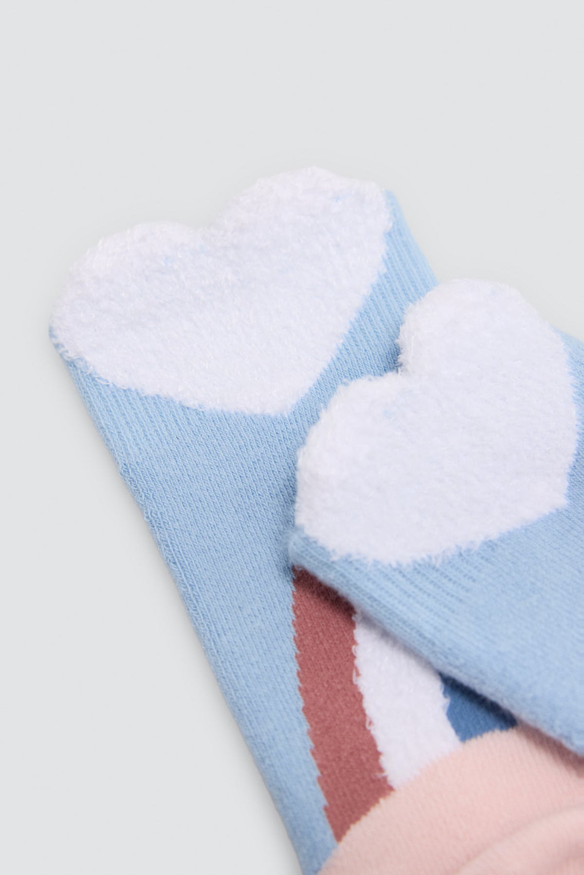 Pack de 3 meias térmicas antiderrapantes de menina com estampados de unicórnios e arco-íris