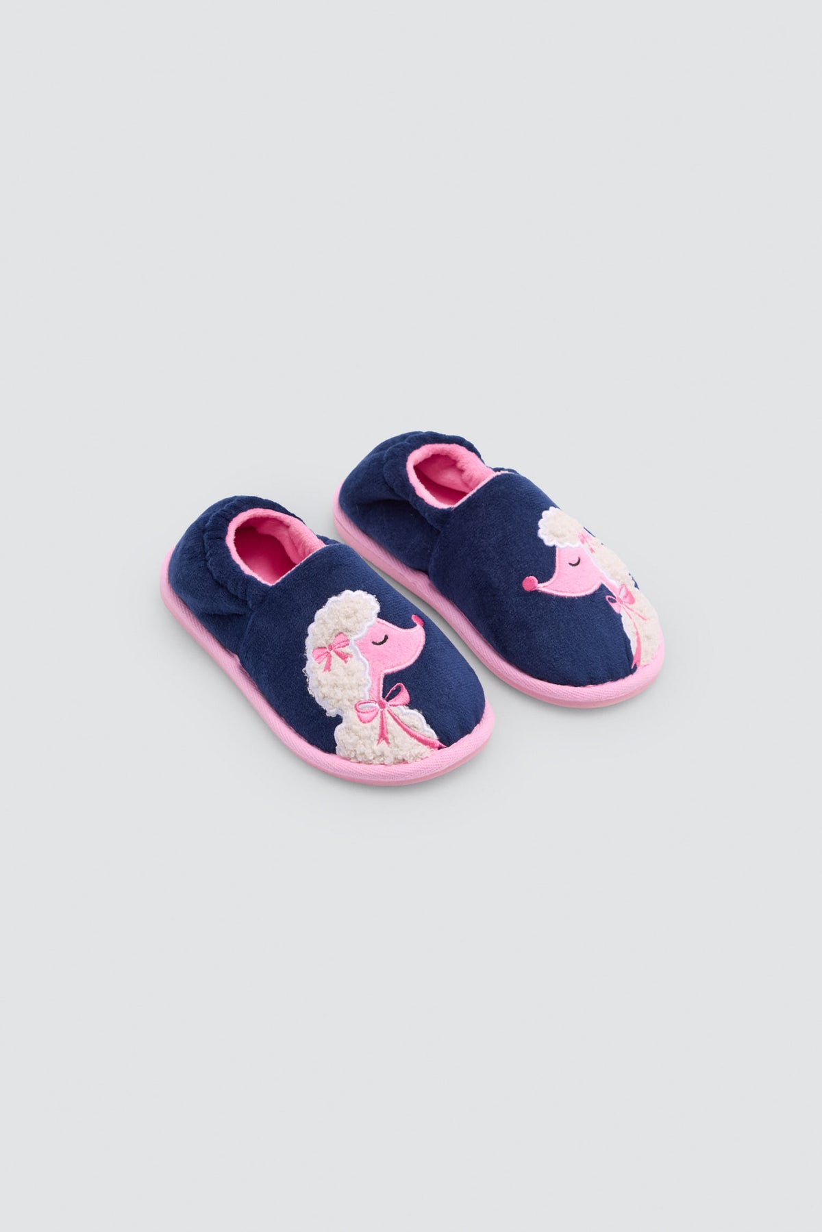 Zapatillas de casa niña cerradas dibujo caniche