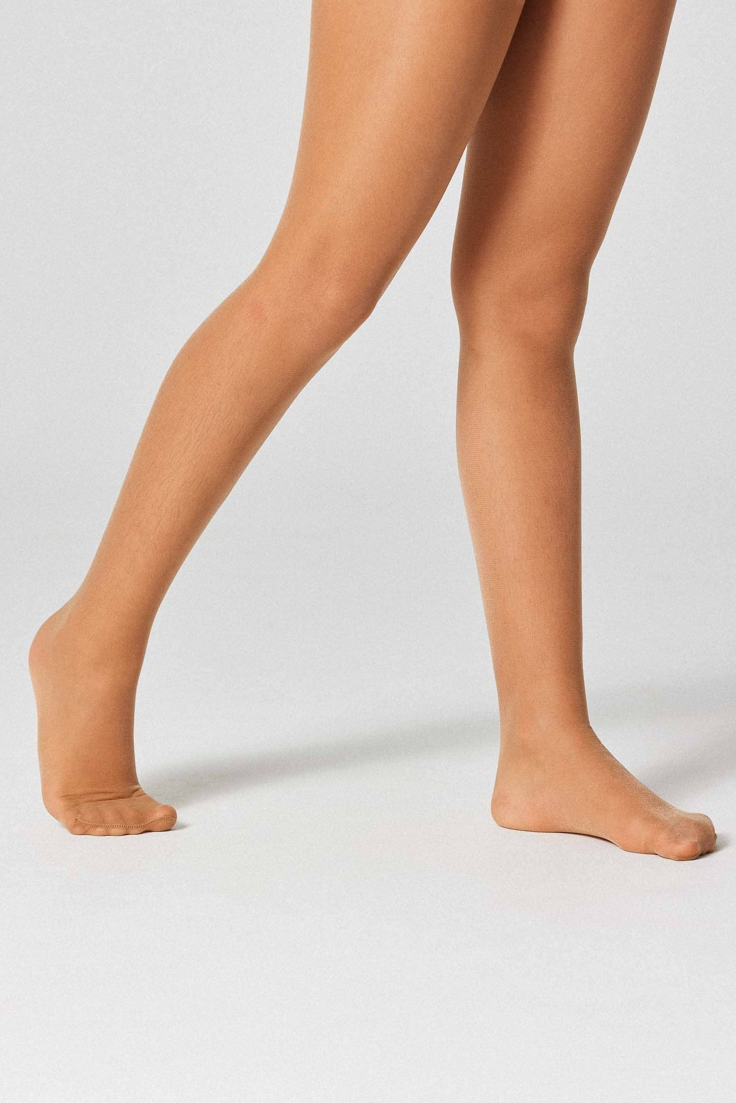 Meia-calça infantil 10 denier natural