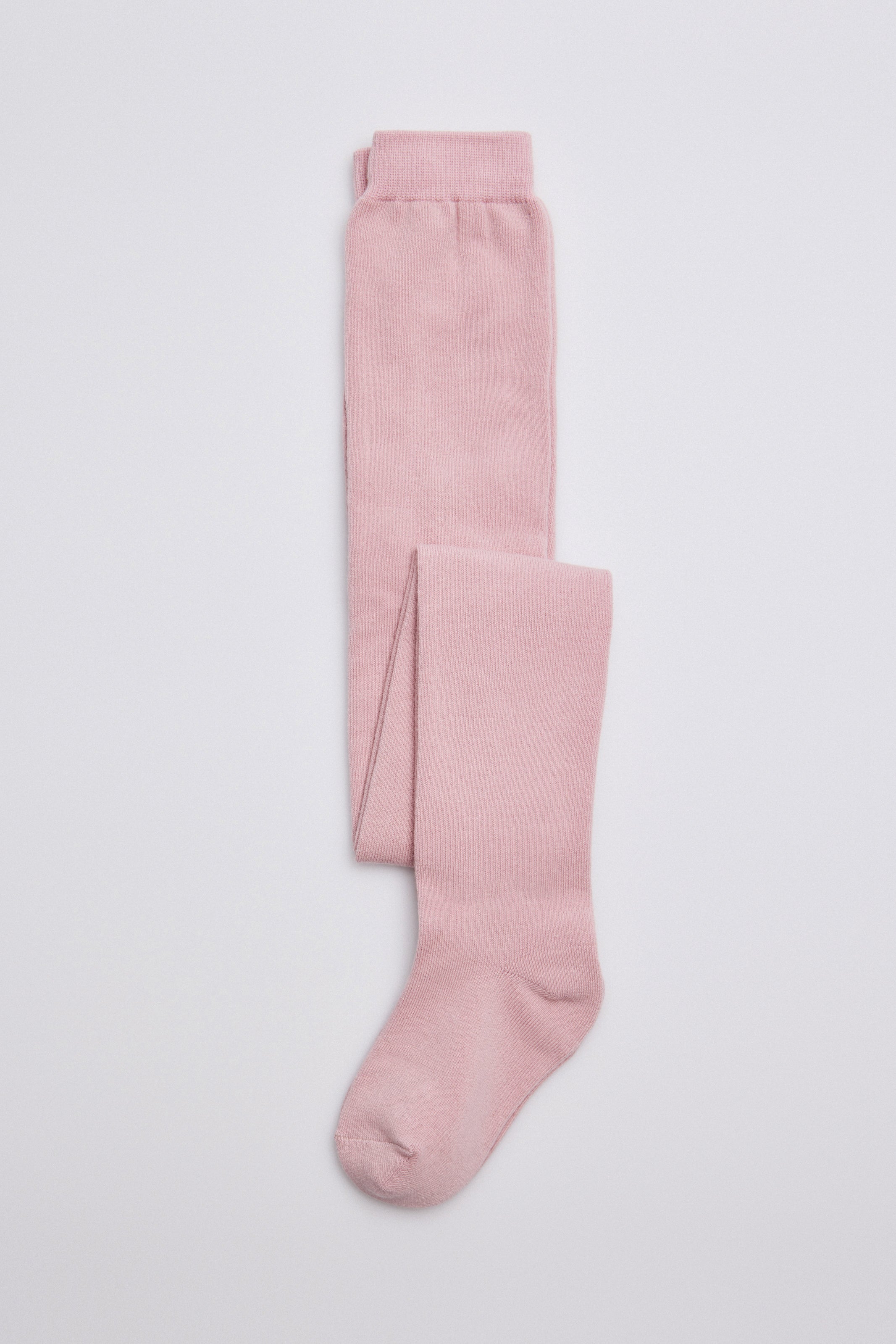 Collant infantil rosa pó clássico