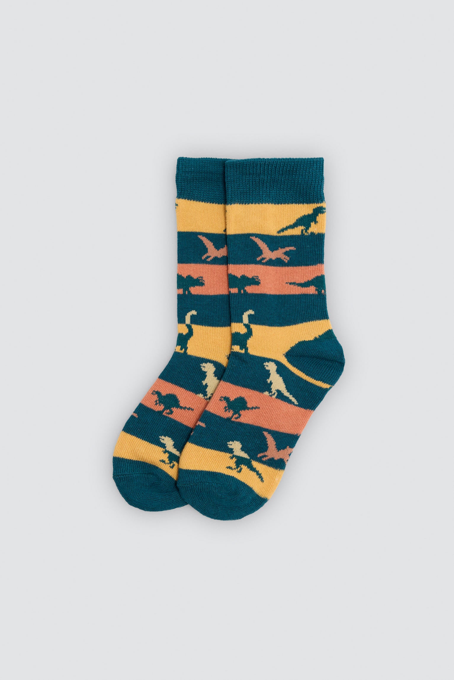 Pack de 4 meias com estampado de dinossauros