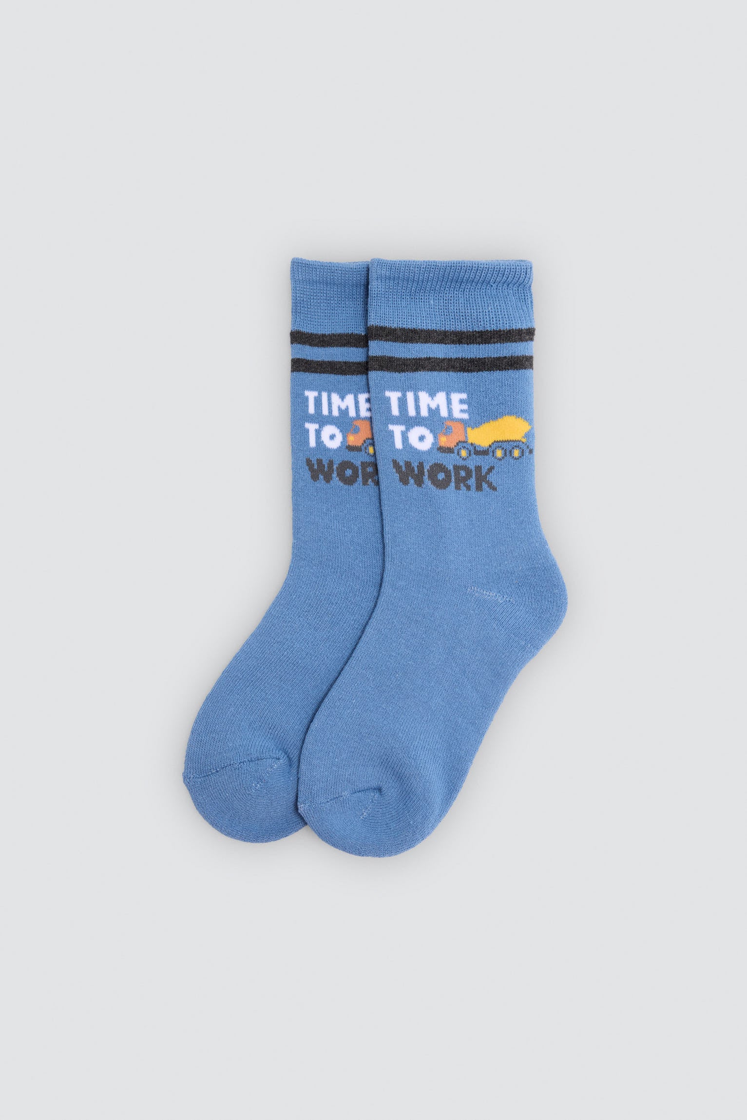 Pack de 3 meias térmicas de menino com estampado de ferramentas e sinais